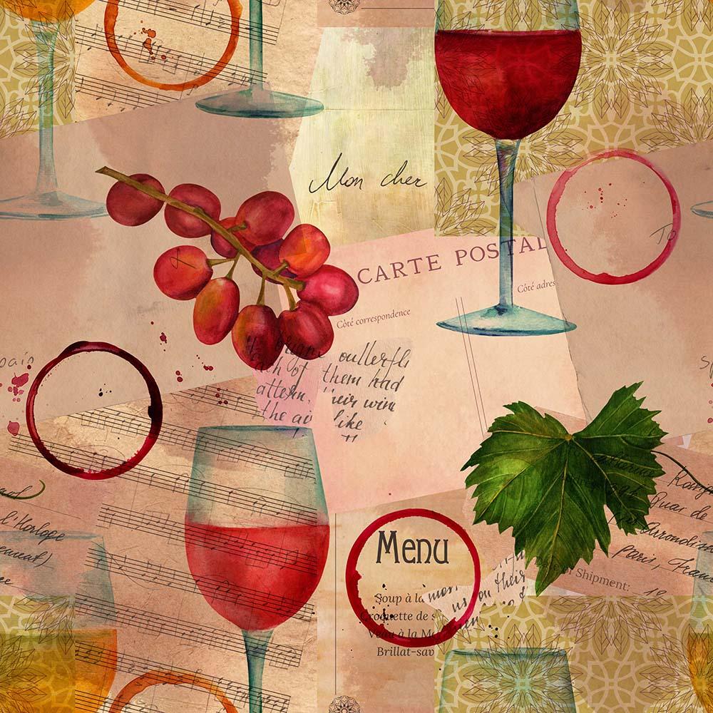 9 x 9 inch Home Decor Fabric - Bianca Collection - Chin Chin - Red