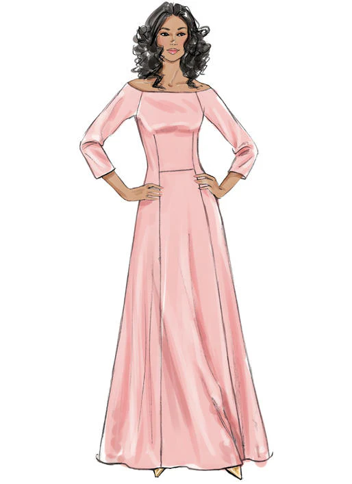 B6639 Misses' Dress (Size: 14-16-18-20-22) - Image 5