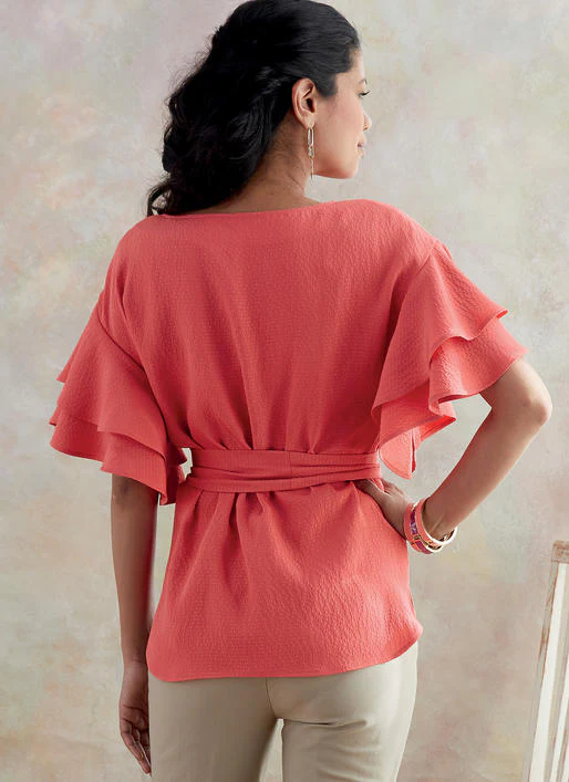 B6685 Misses' Top and Sash (Size: L(16-18) - XL(20-22) - XXL(24-26)) - Image 4