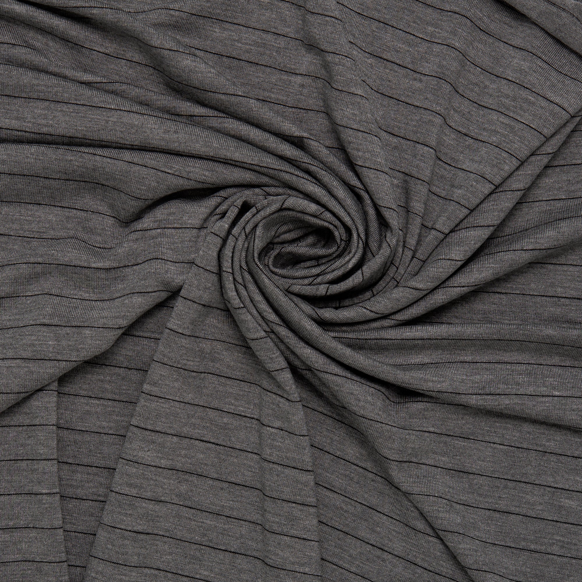 BAMBOO - Printed knit - Stripes - Antique grey - Image 2