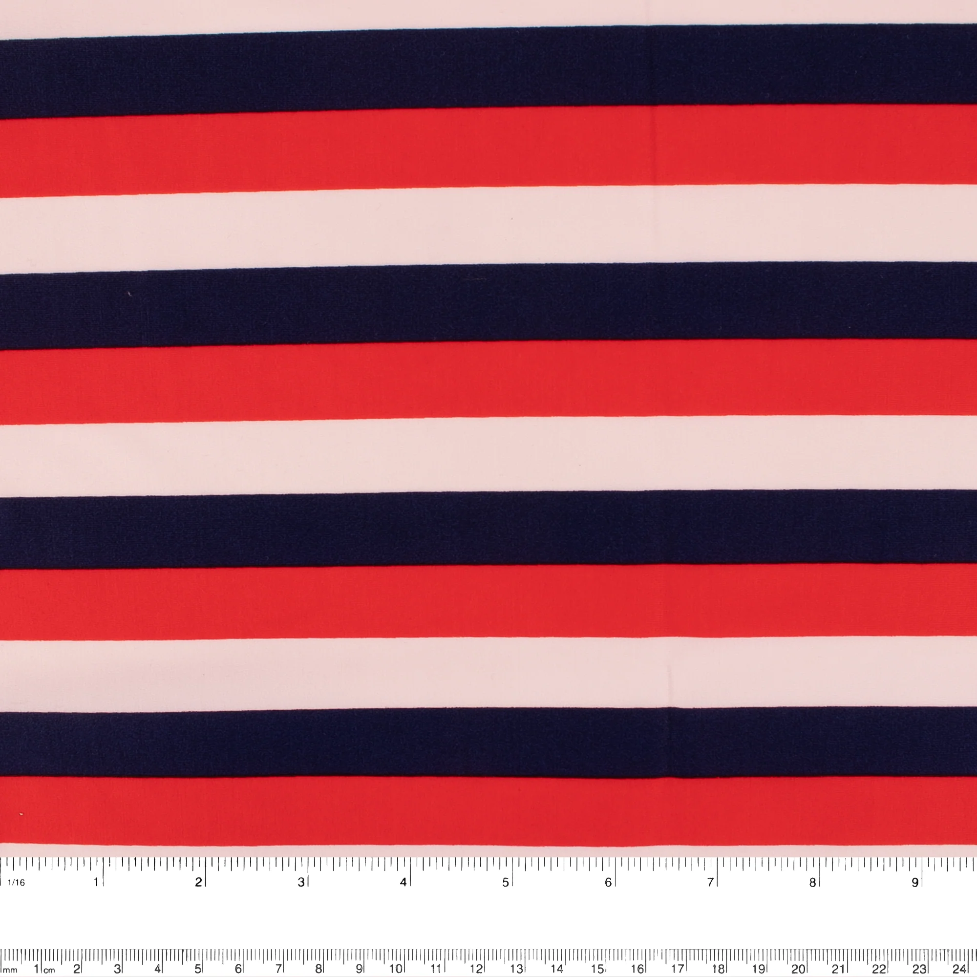 Bathing Suit Print - Stripe - Black / White / Red - Image 3