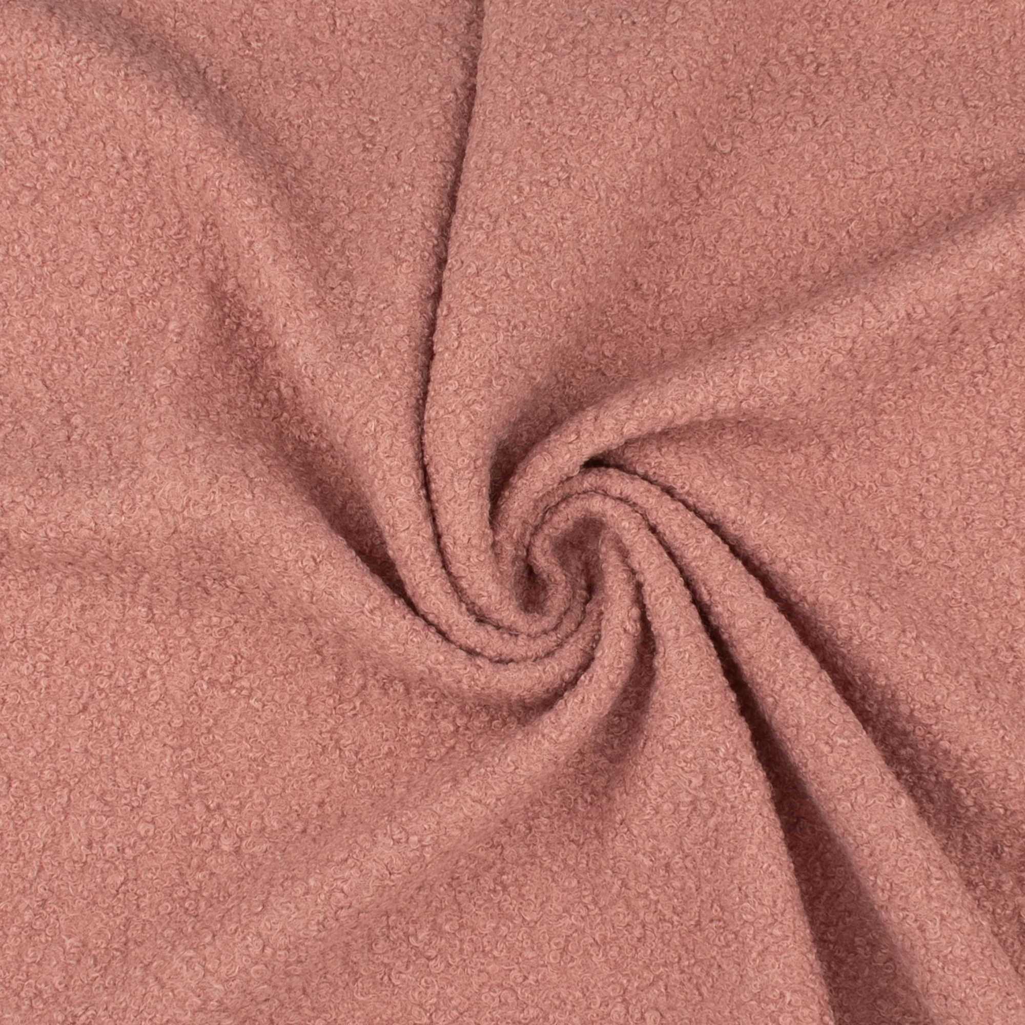Bouclé coating - Dusty Rose - Image 2