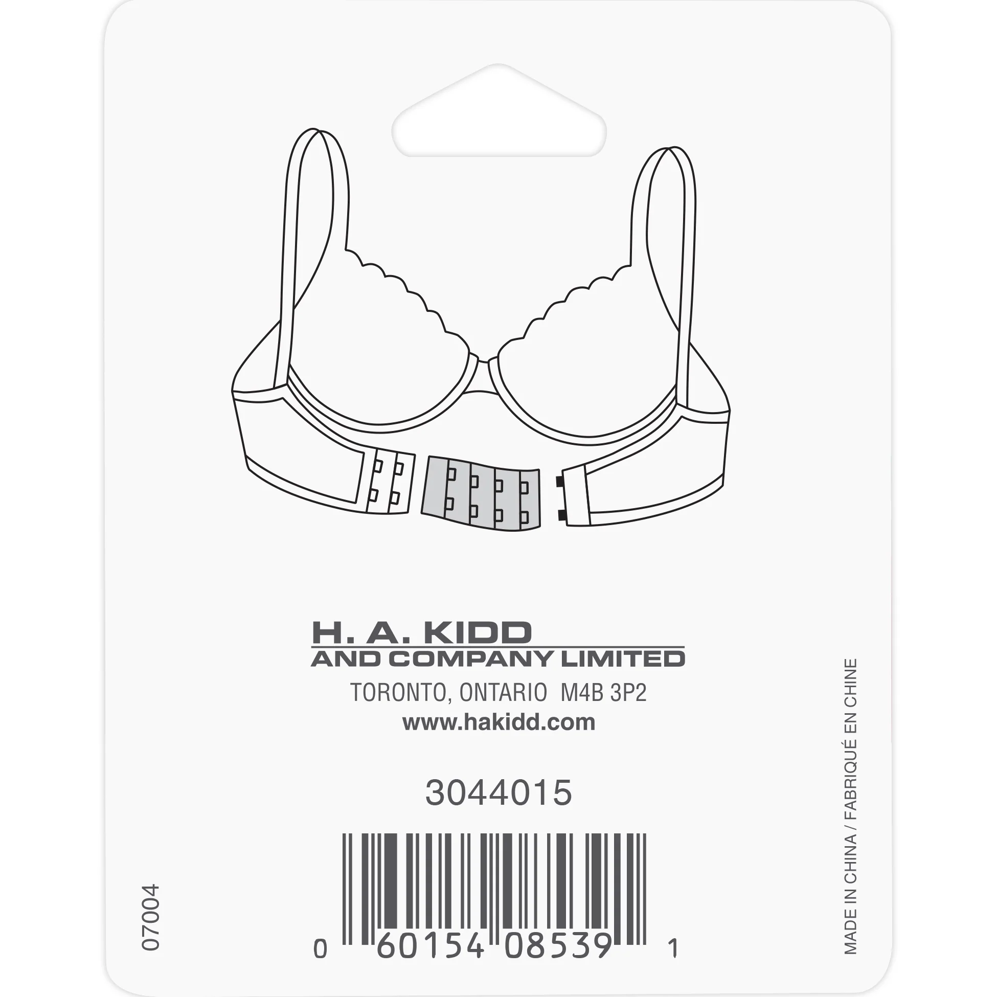 UNIQUE SEWING Bra-Back Extender Black - 25mm / 1" - Image 2
