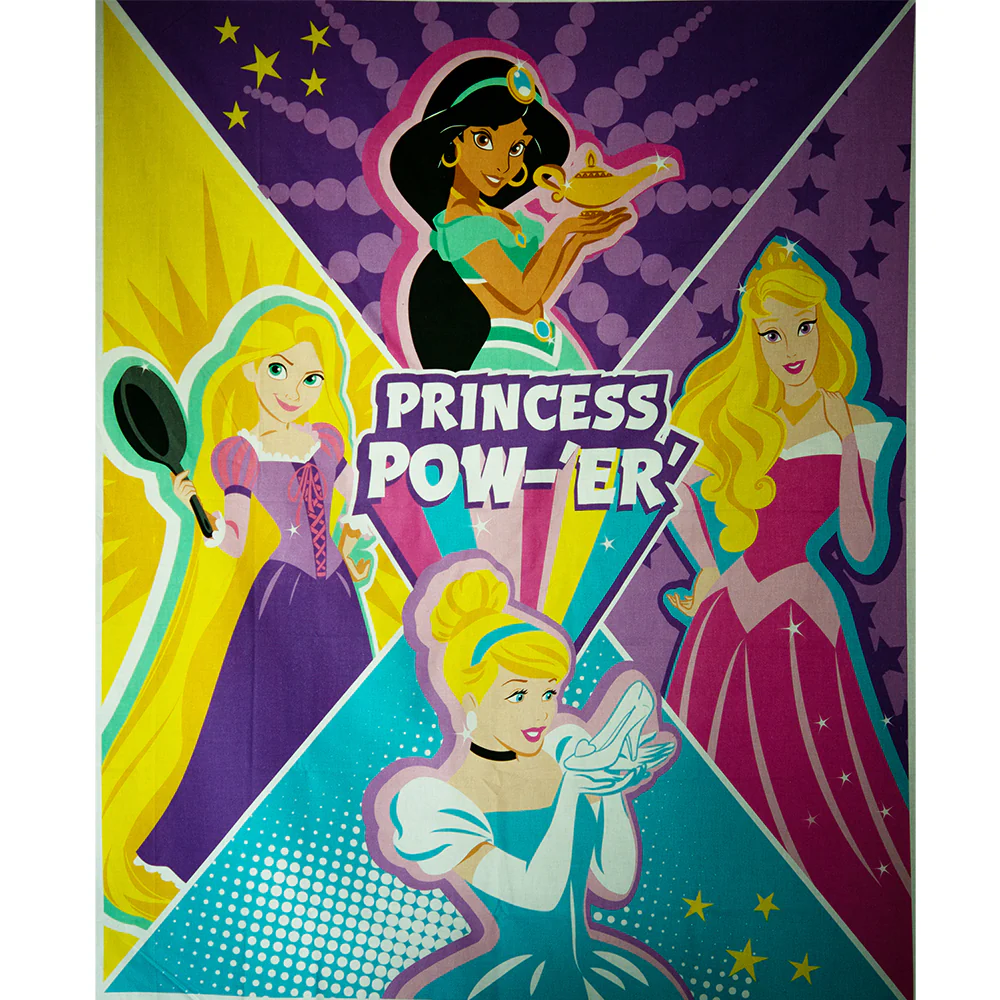 Camelot - PRIVILÈGE - Licensed Cotton Print - Princess - 4 princess - Purple