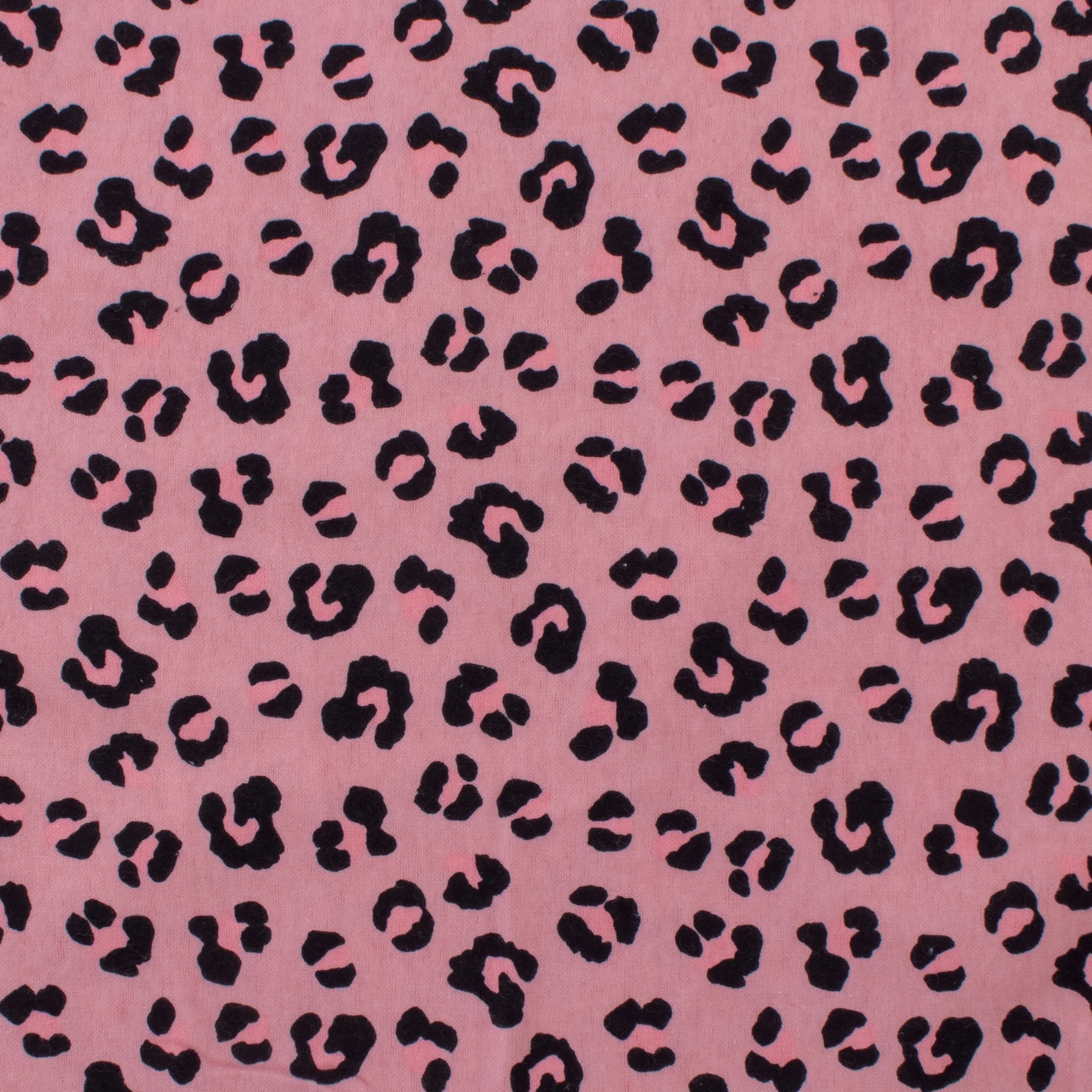 CHELSEA Flannelette Print - Leopard - Pink