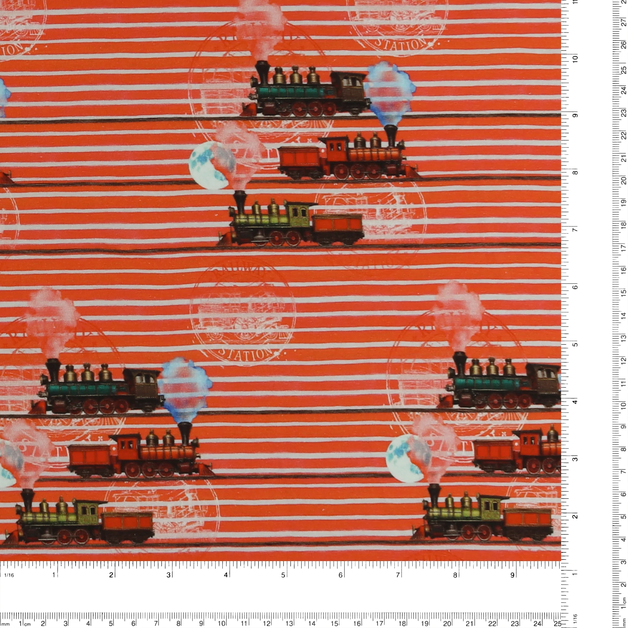 Cotton Knit Print - BETHY-BOO - 002 - Red - Image 3