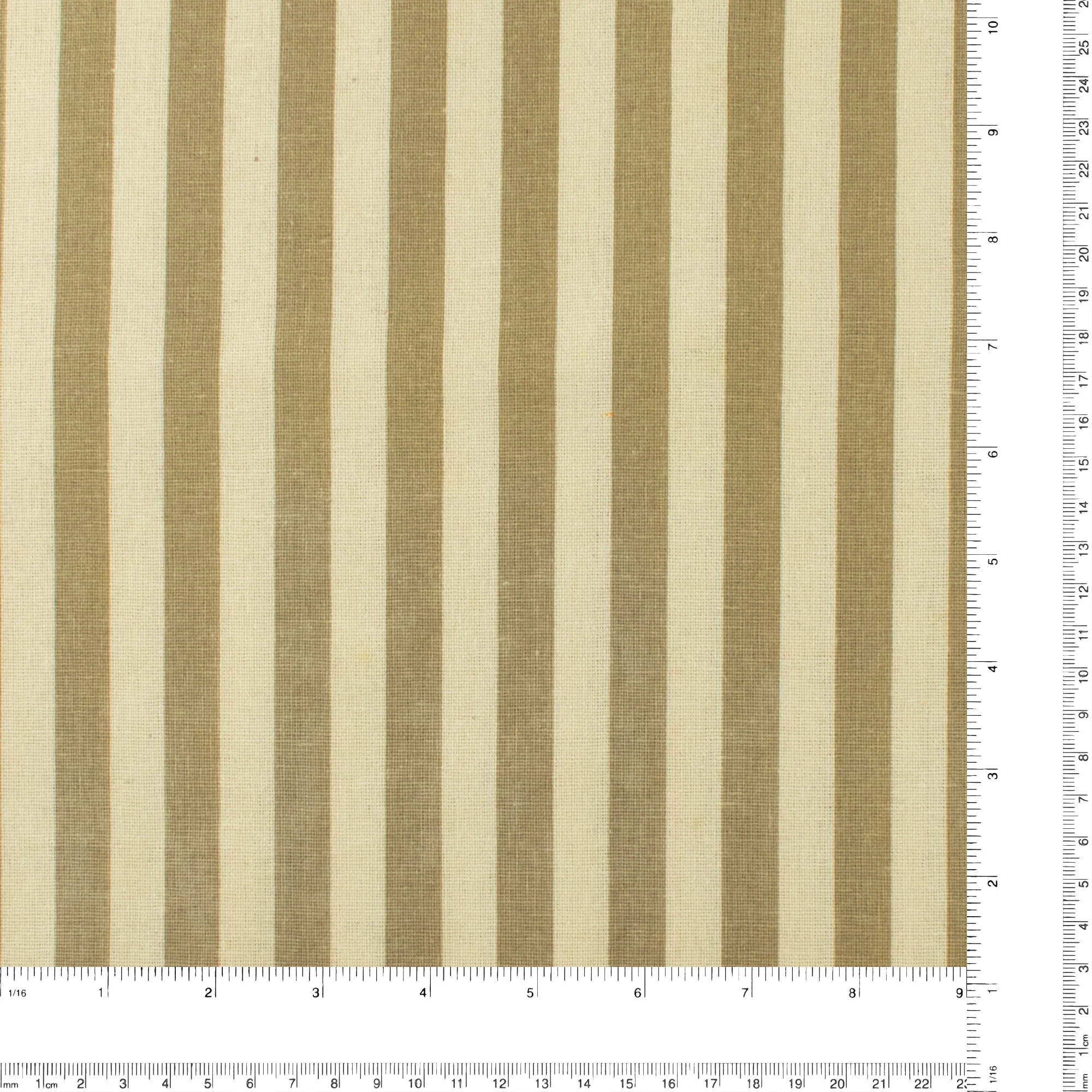 Cotton /Linen Stripe - CAYMAN - 010 - Sand - Image 3