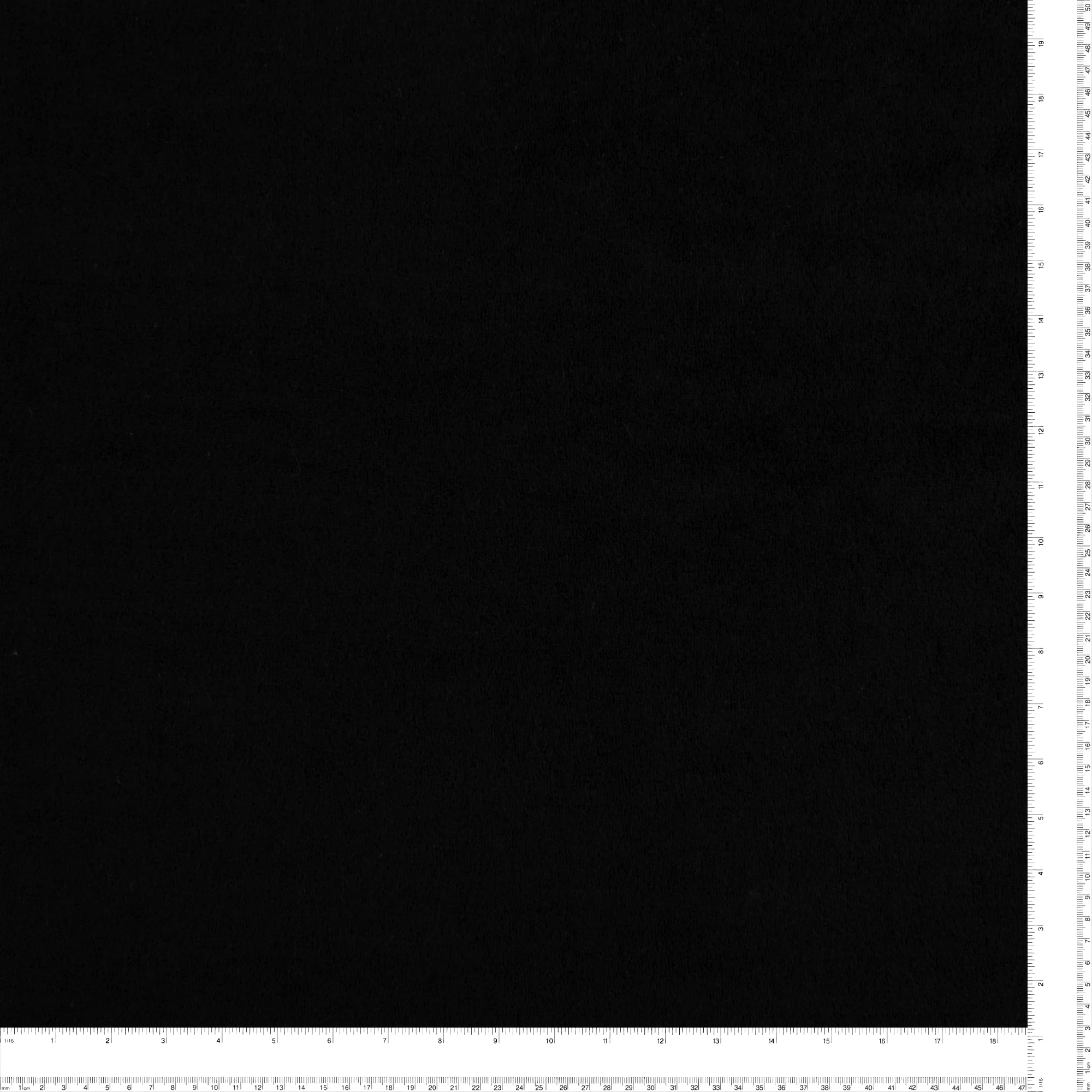 Cotton Poly Terry - PLUSH - Black - Image 3
