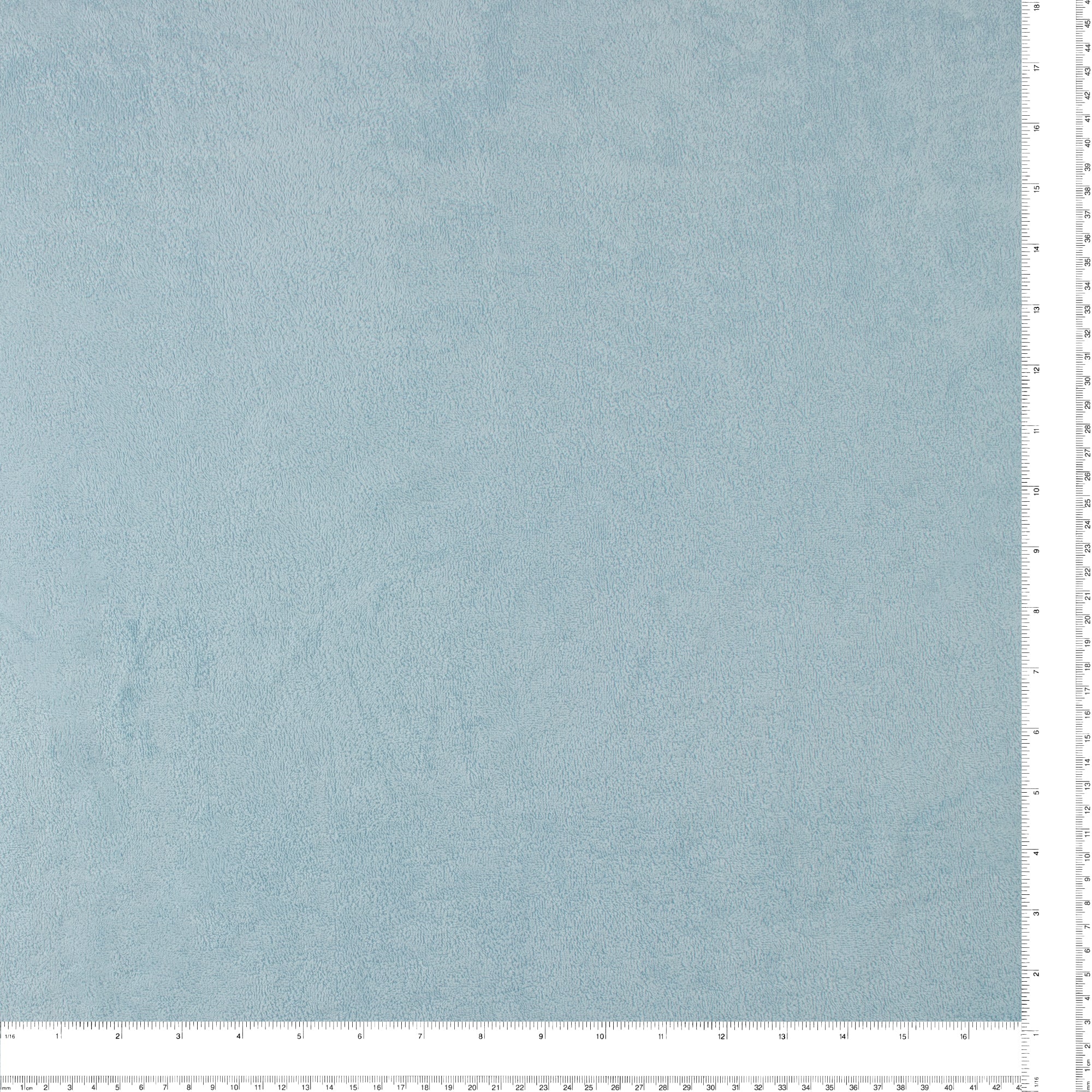 Cotton Poly Terry - PLUSH - Blue - Image 3