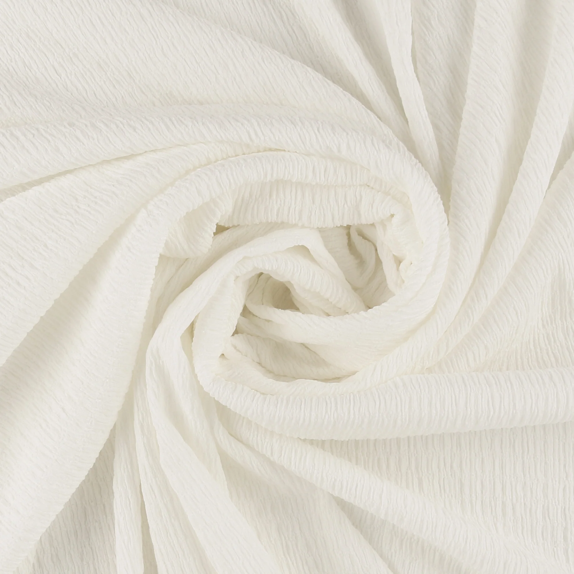 Crinkle Knit Solid - AVERY - 005 - White - Image 2