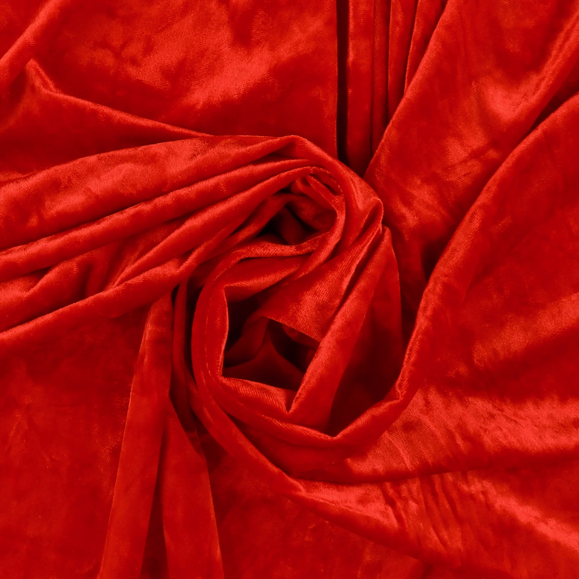 Crushed Ice Velvet - 301 - Scarlet - Image 2