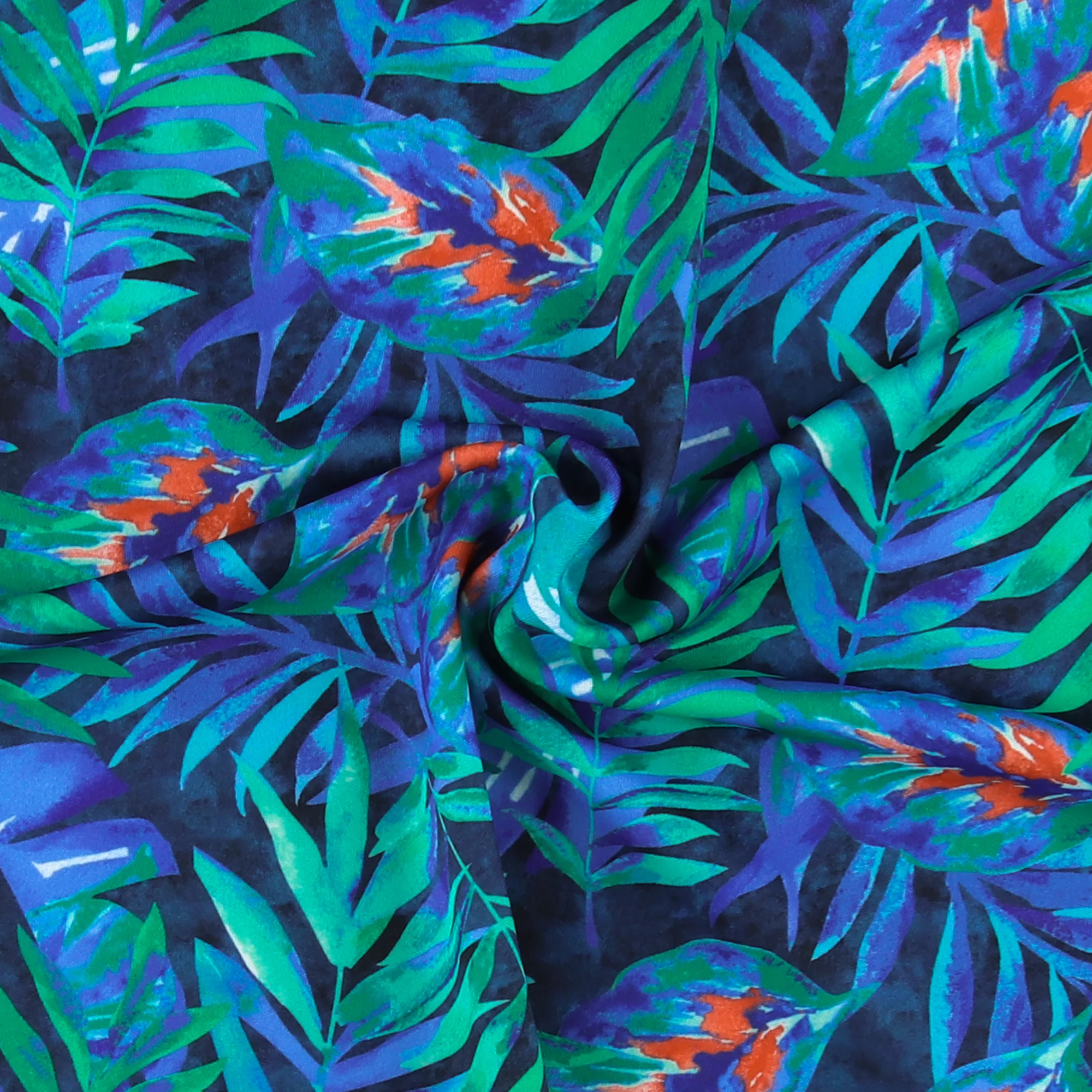 Digital Printed Knit -BOREALIS - 008 - Navy - Image 2