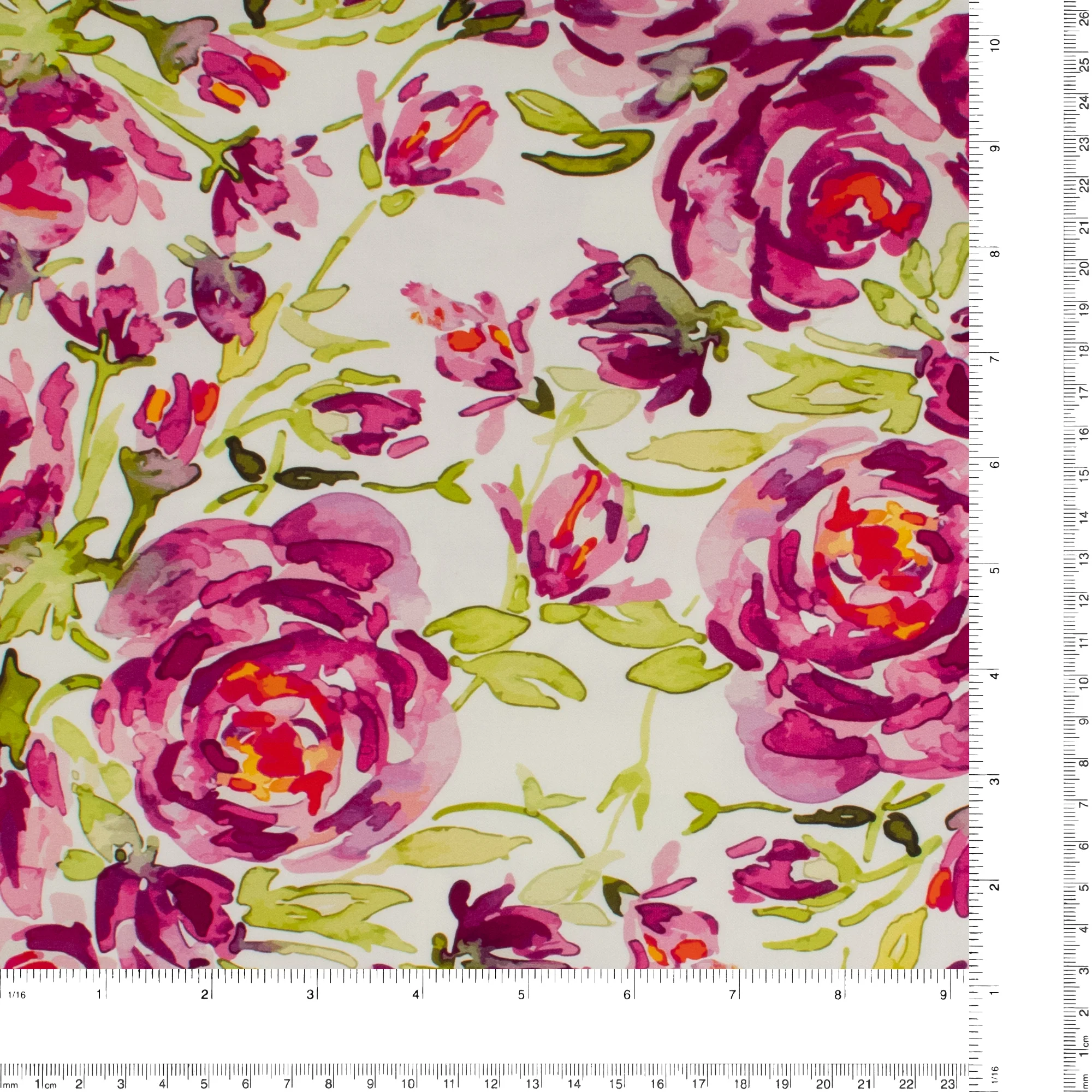 Digital Printed Stetch Cotton Sateen - ST-TROPEZ - 003 - Purple - Image 3