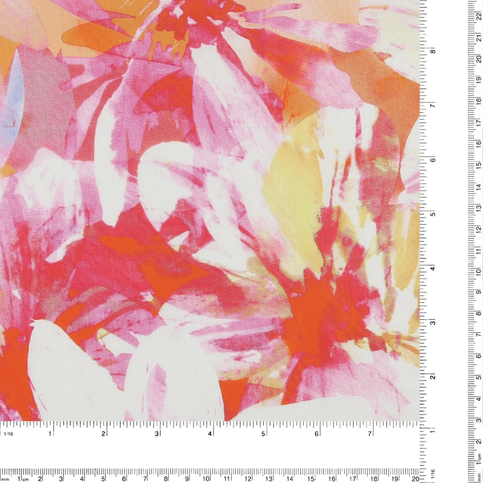 Digital Printed Voile - PASTEL - 005 - Pink - Image 3