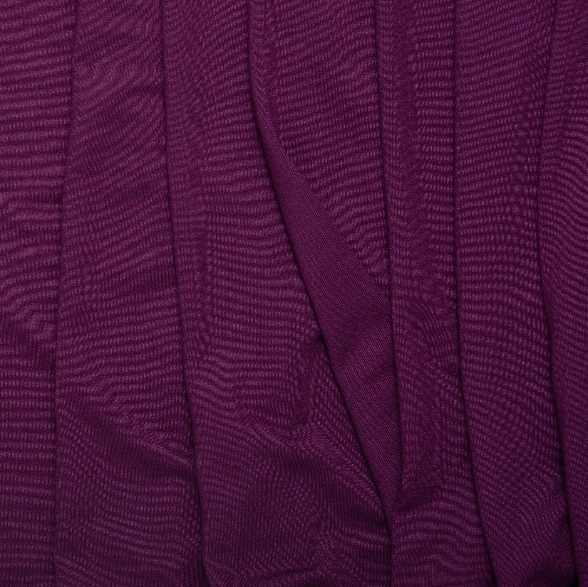Double Brushed Spandex Knit - Eggplant - Image 4