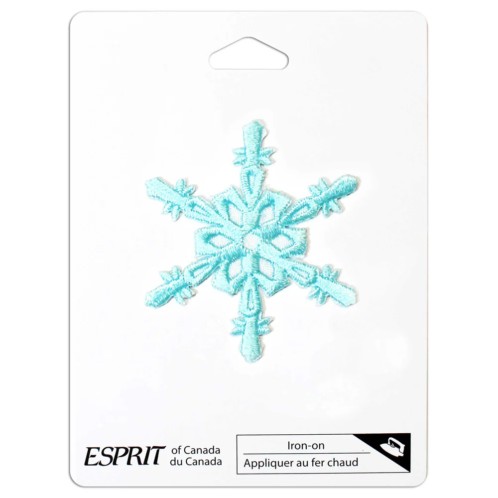 ELAN Motif - Medium Aqua Snowflake - 58mm -1 pcs