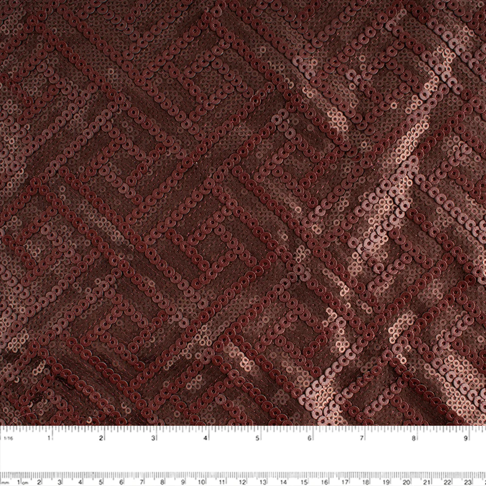 Fashion sequin - Burgundy - Image 2