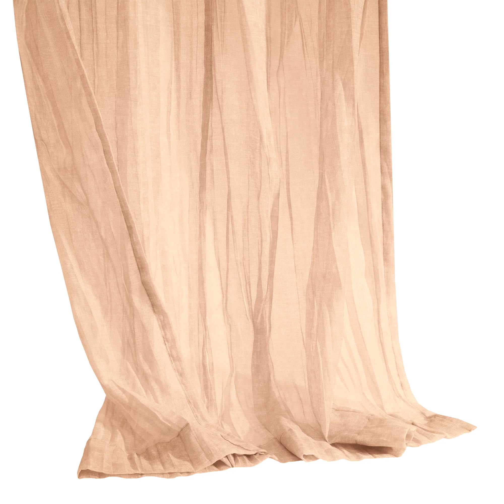 Hidden Tab Sheer panel - Paloma - Apricot - Image 3