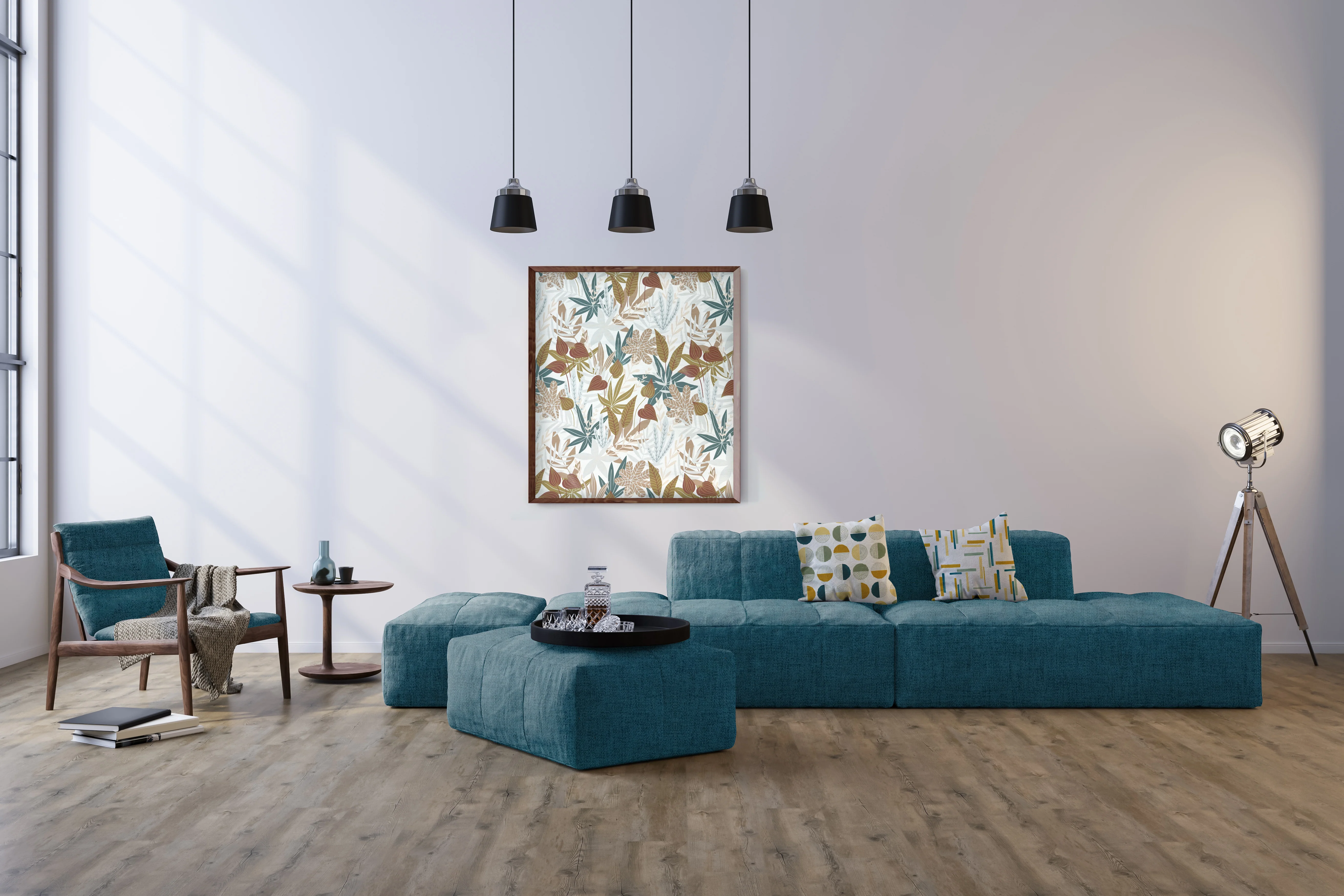 Home Decor Fabric - Luna Collection - Battleship - Multicolor - Image 2
