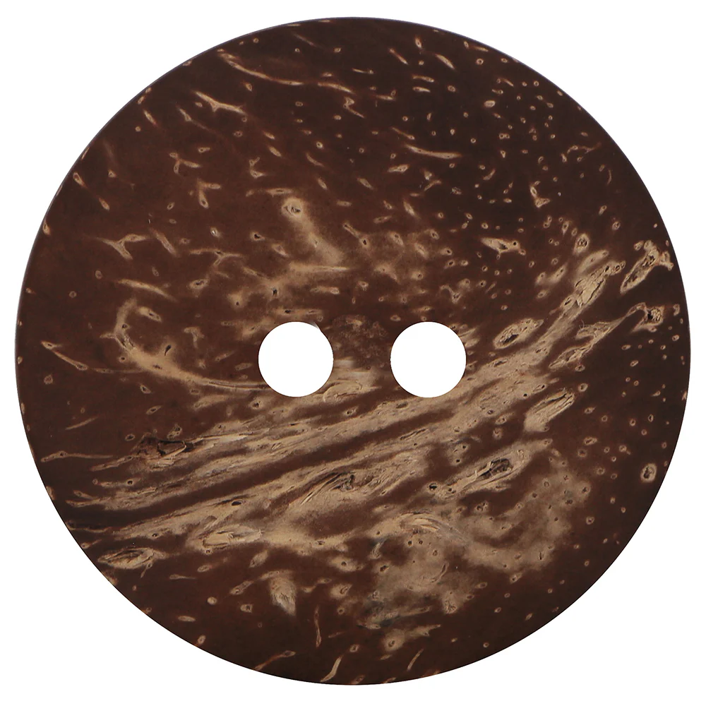 INSPIRE - 51mm (2") 2-Hole Button, Brown -1 pcs