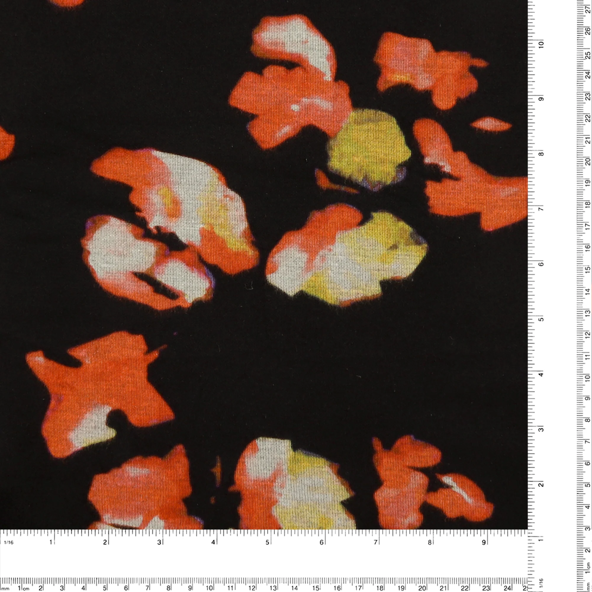 Knit Print - AUTUMN EMBERS - 003 - Black - Image 3