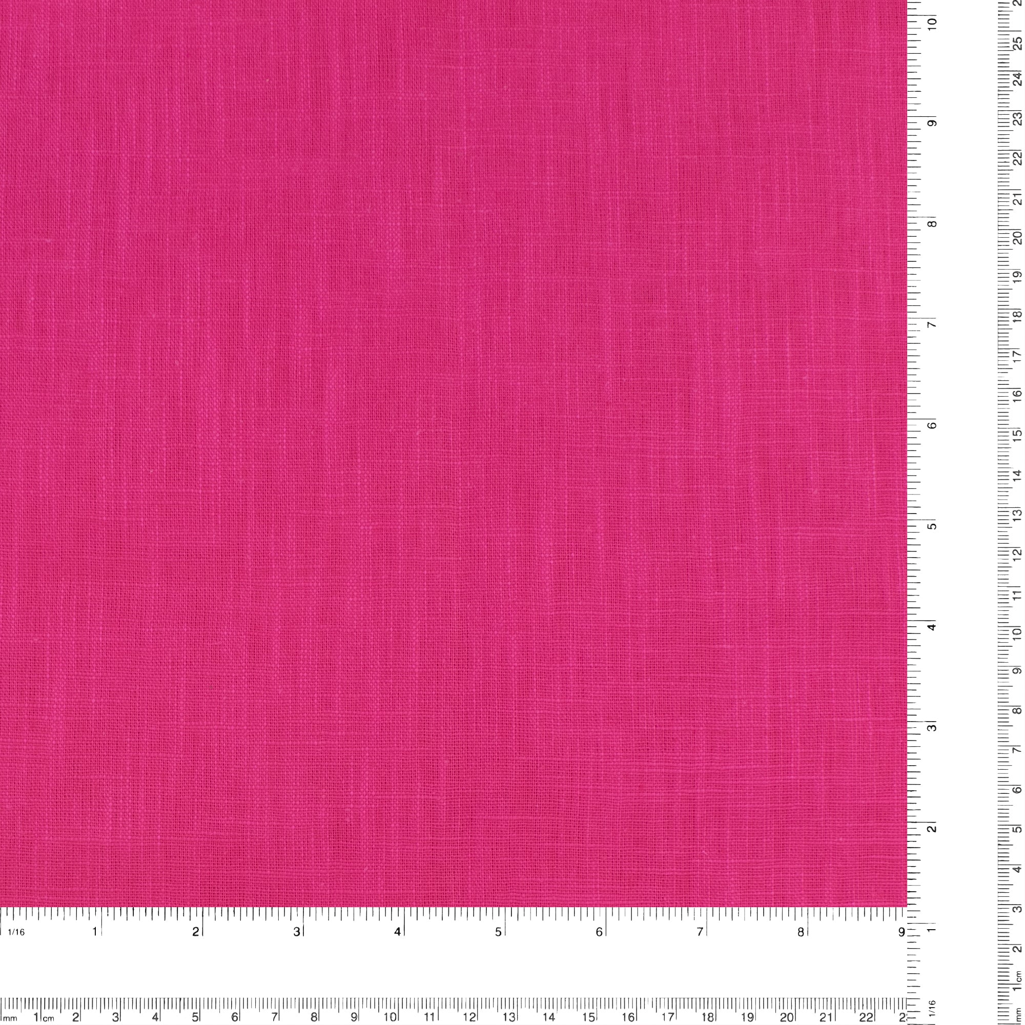 Linen Solid - GALWAY - 001 - Hot Pink - Image 3