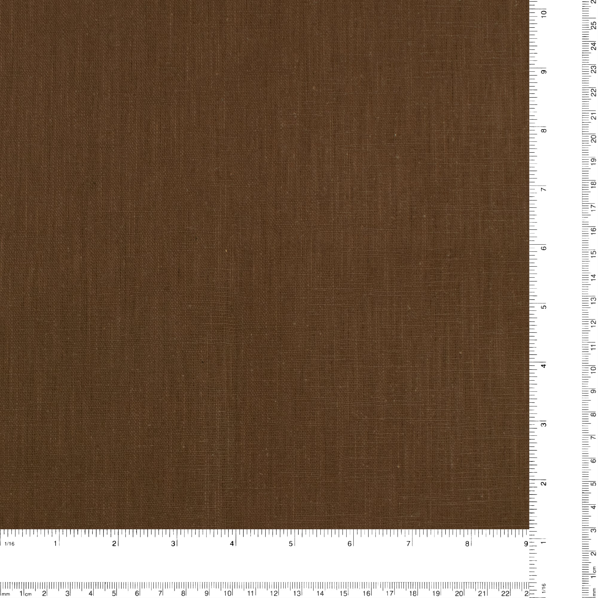 Linen Solid - GALWAY - 004 - Coffee - Image 3