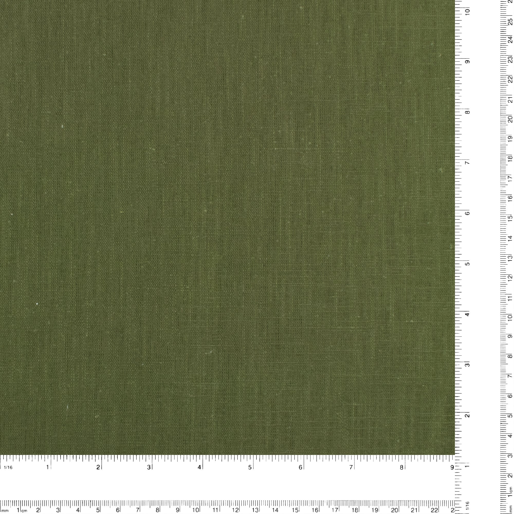 Linen Solid - GALWAY - 006 - Khaki - Image 3