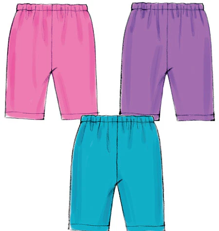 M6912 Infants' Reversible Top, Dresses; Bloomers and Pants (size: All Sizes In One Envelope) - Image 2