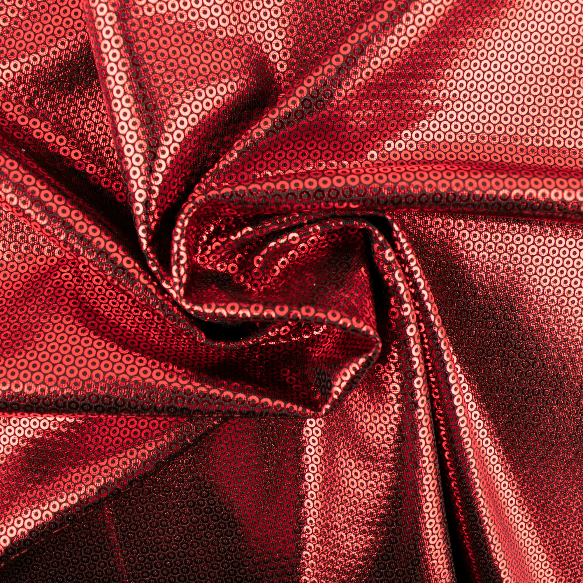 MARDI GRAS - Costuming Fabric - Solid - Red - Image 2