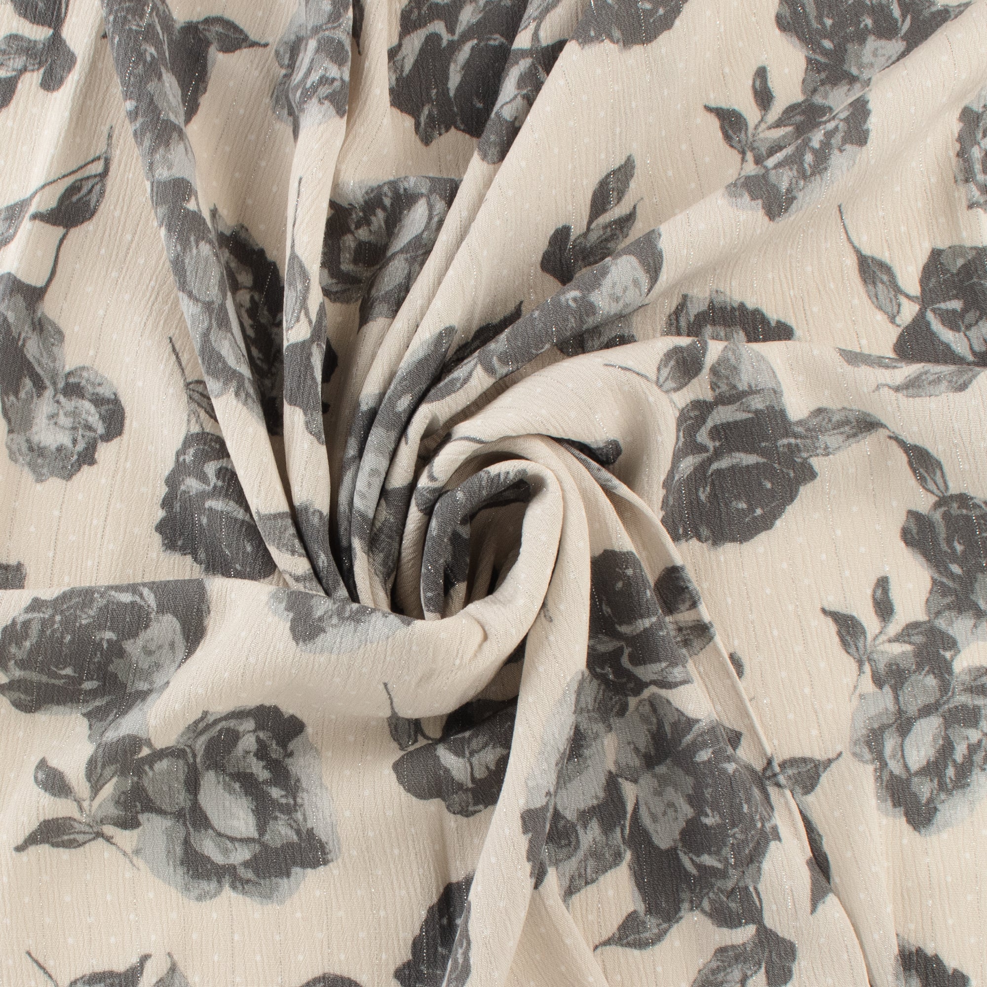 Metalic Crinkled Stripe - PANDORA - 004 - Stone - Image 2