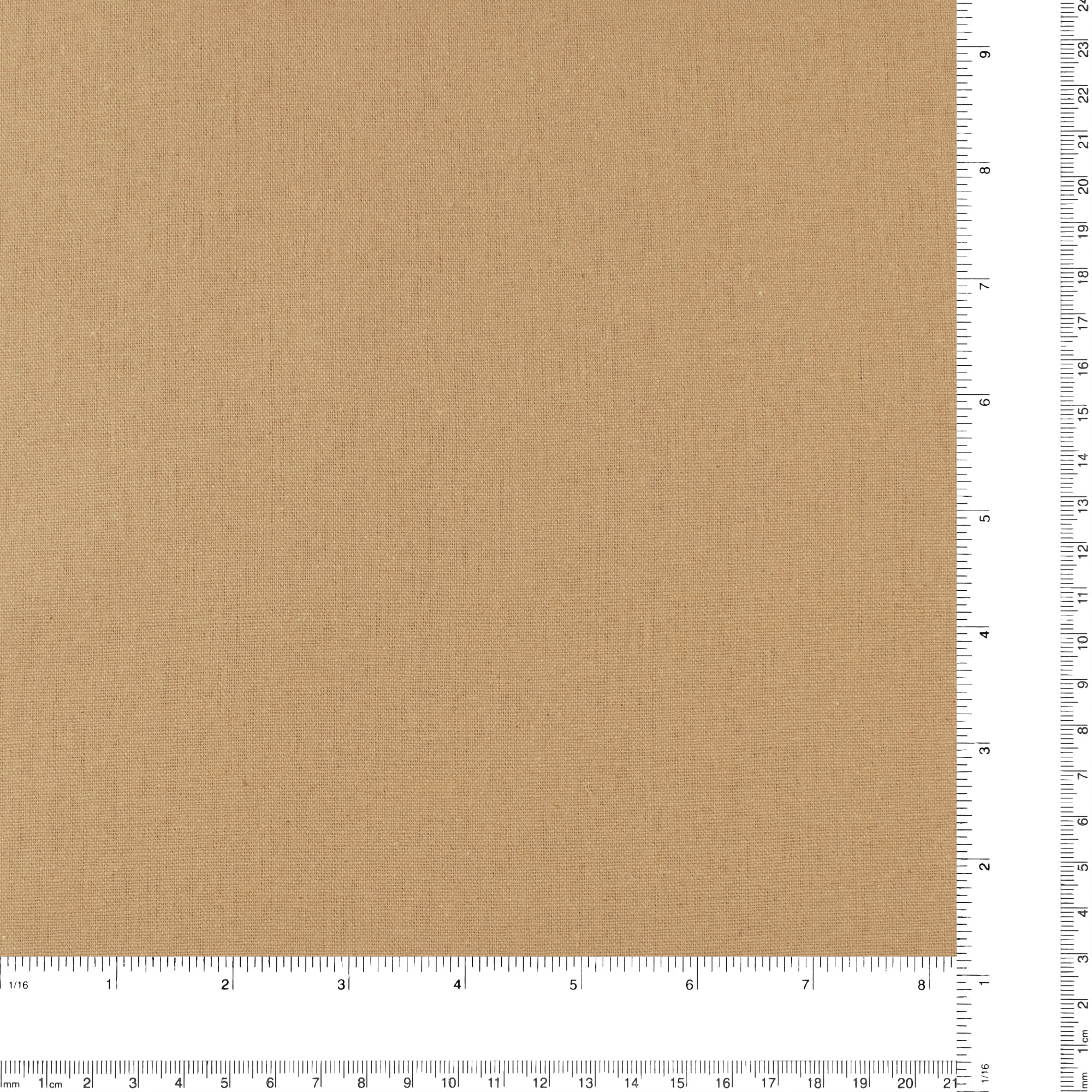 Mix of viscose cotton and linen - BARBADOS - 002 - Tan - Image 3