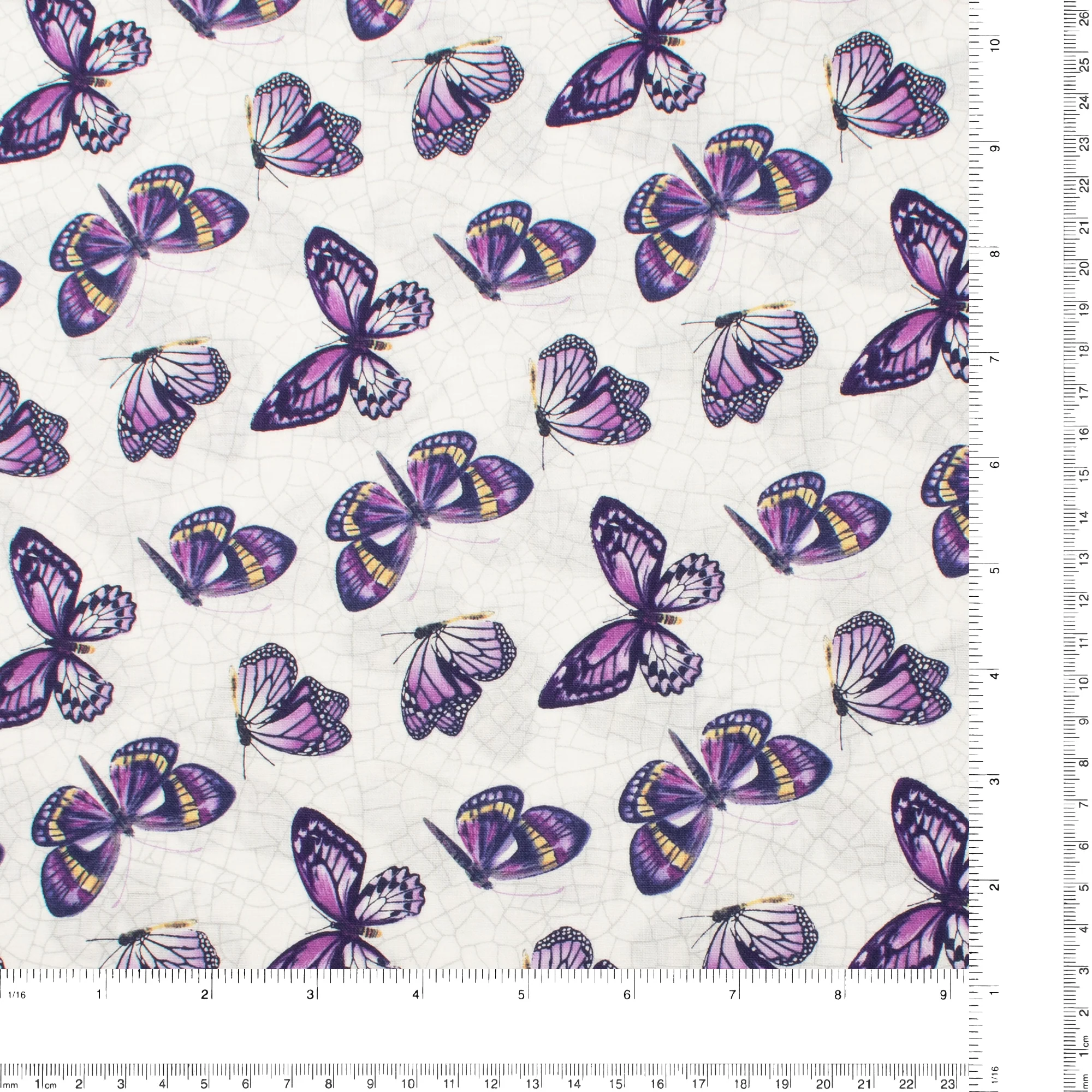 Northcott - Printed Cotton - TULIP GARDEN - 004 - White - Image 3