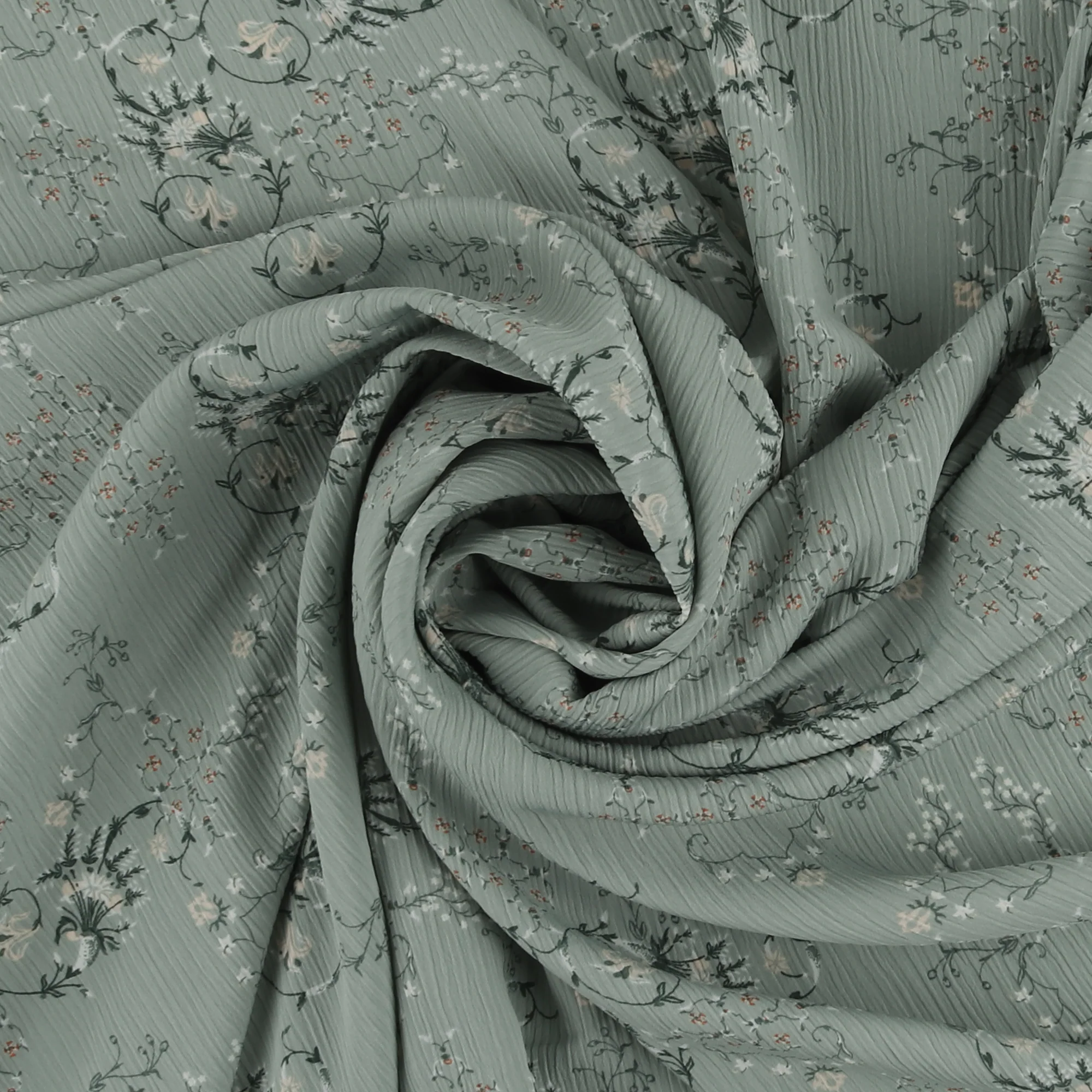 Novelty Polyester Print - 425 - Seafoam - Image 2