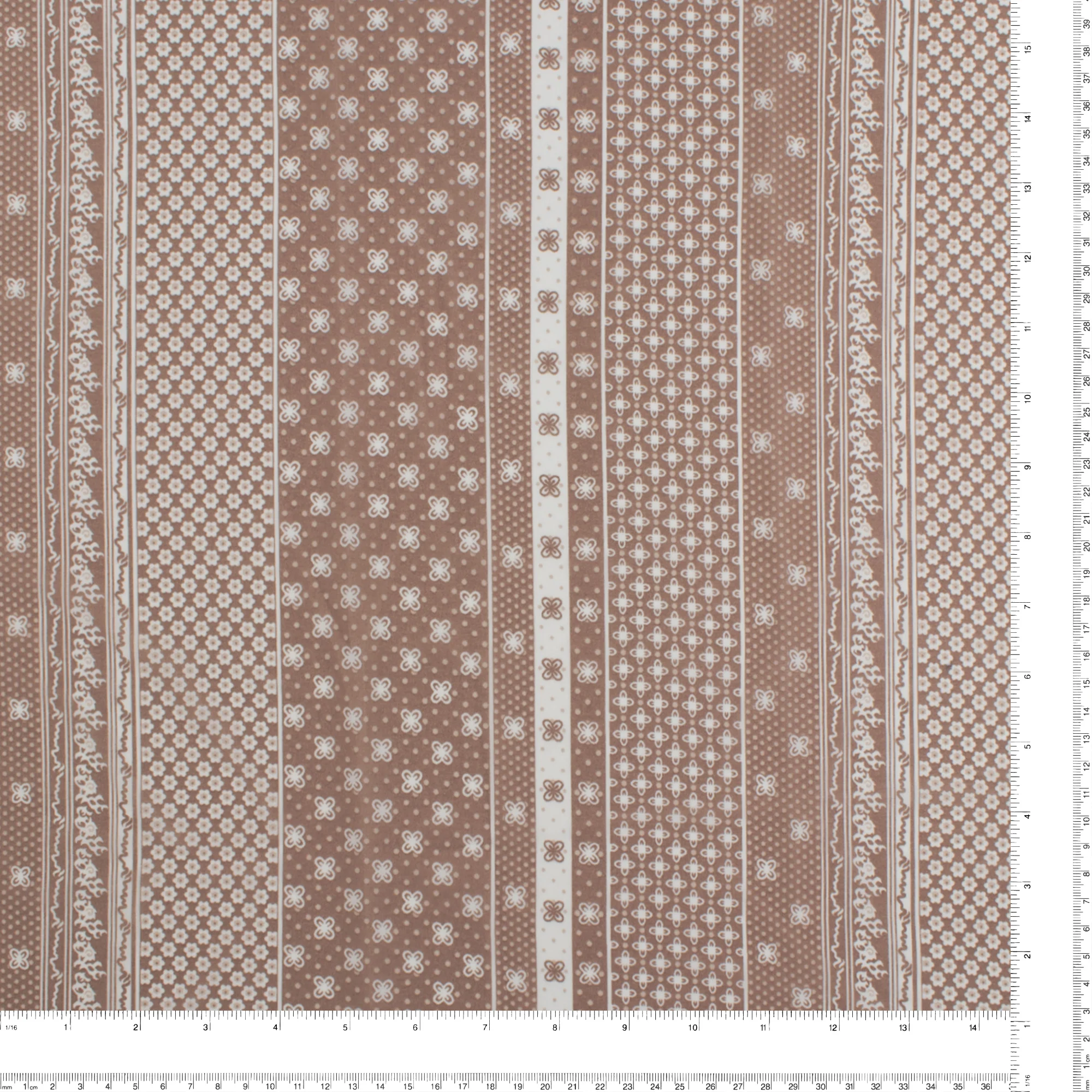 Novelty Printed Chiffon - 340 - Tan - Image 3