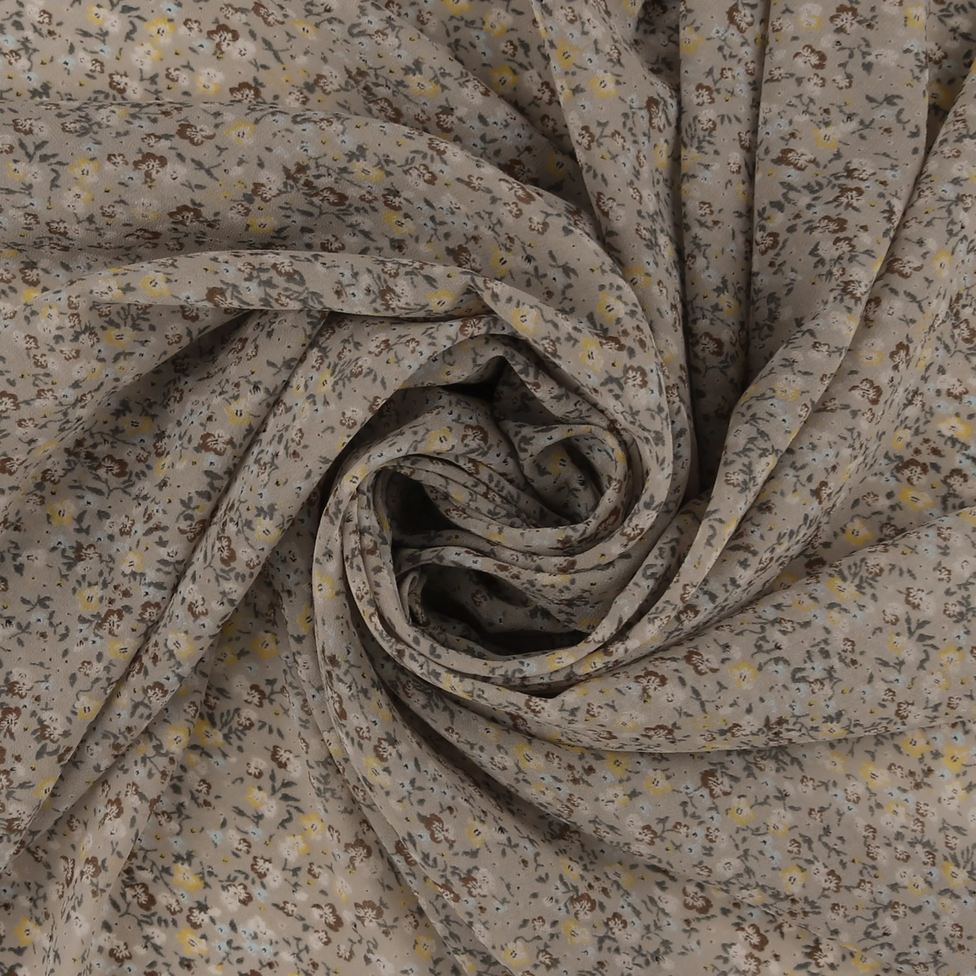 Novelty Printed Chiffon - 421 - Sand - Image 2