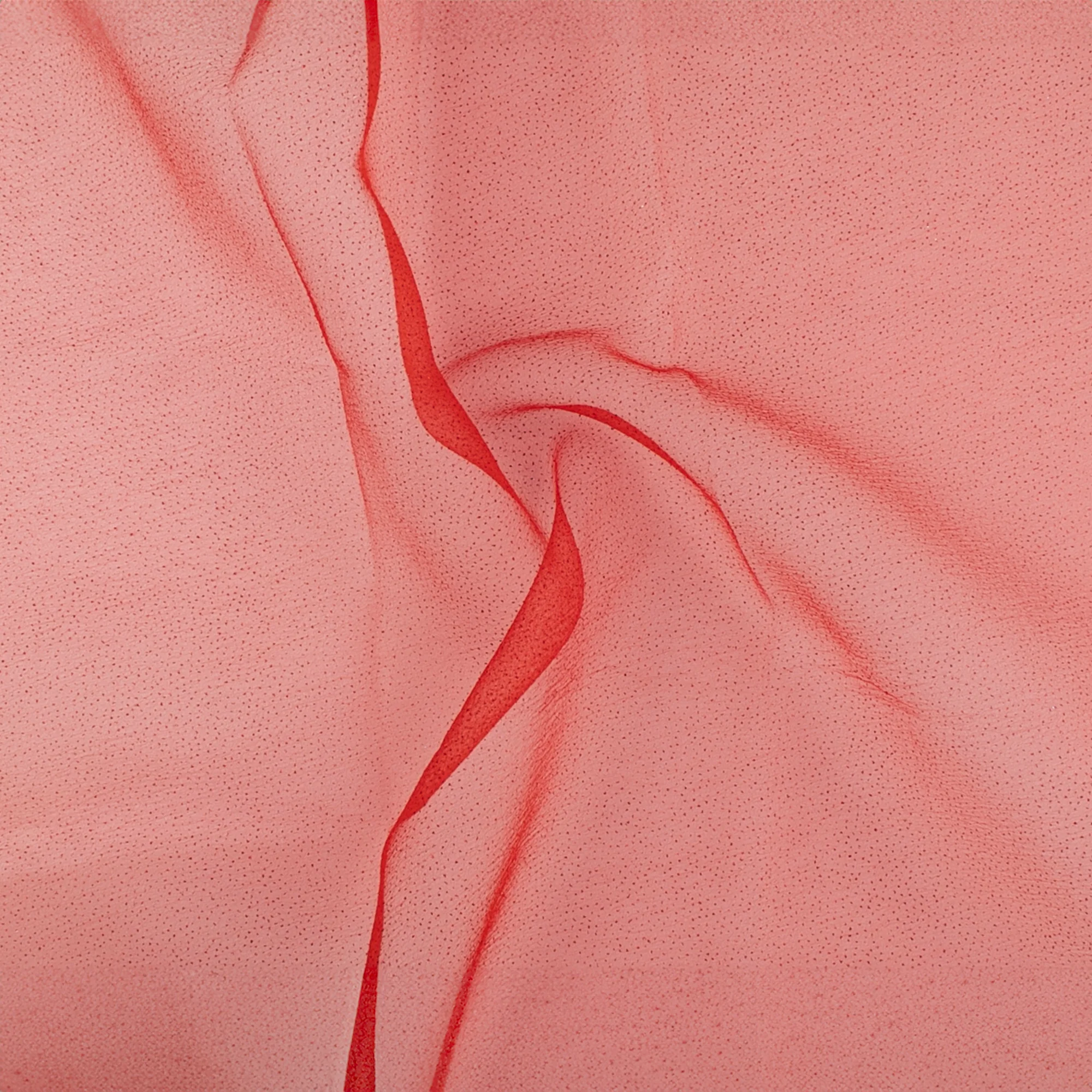 Organza with Foil Dot - DOTSY - Red - Image 2