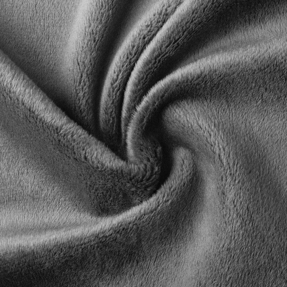 Plain Micro Chenille - Dark grey - Image 2