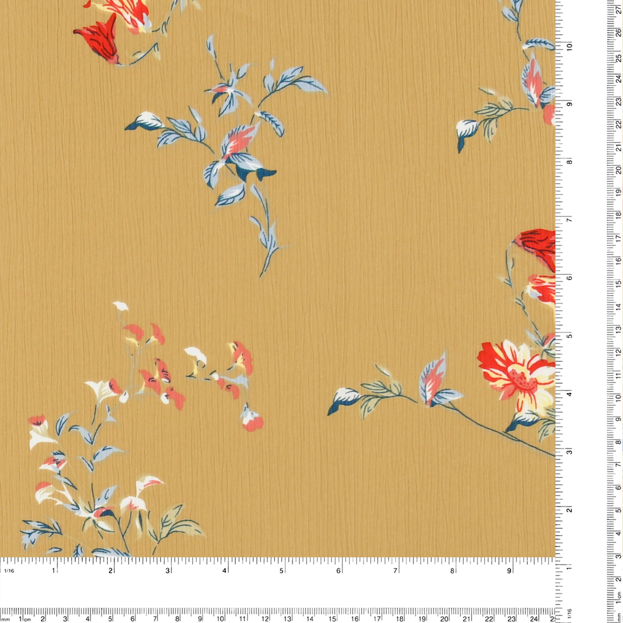 Polyester Print - CLARA - 013 - Camel - Image 3