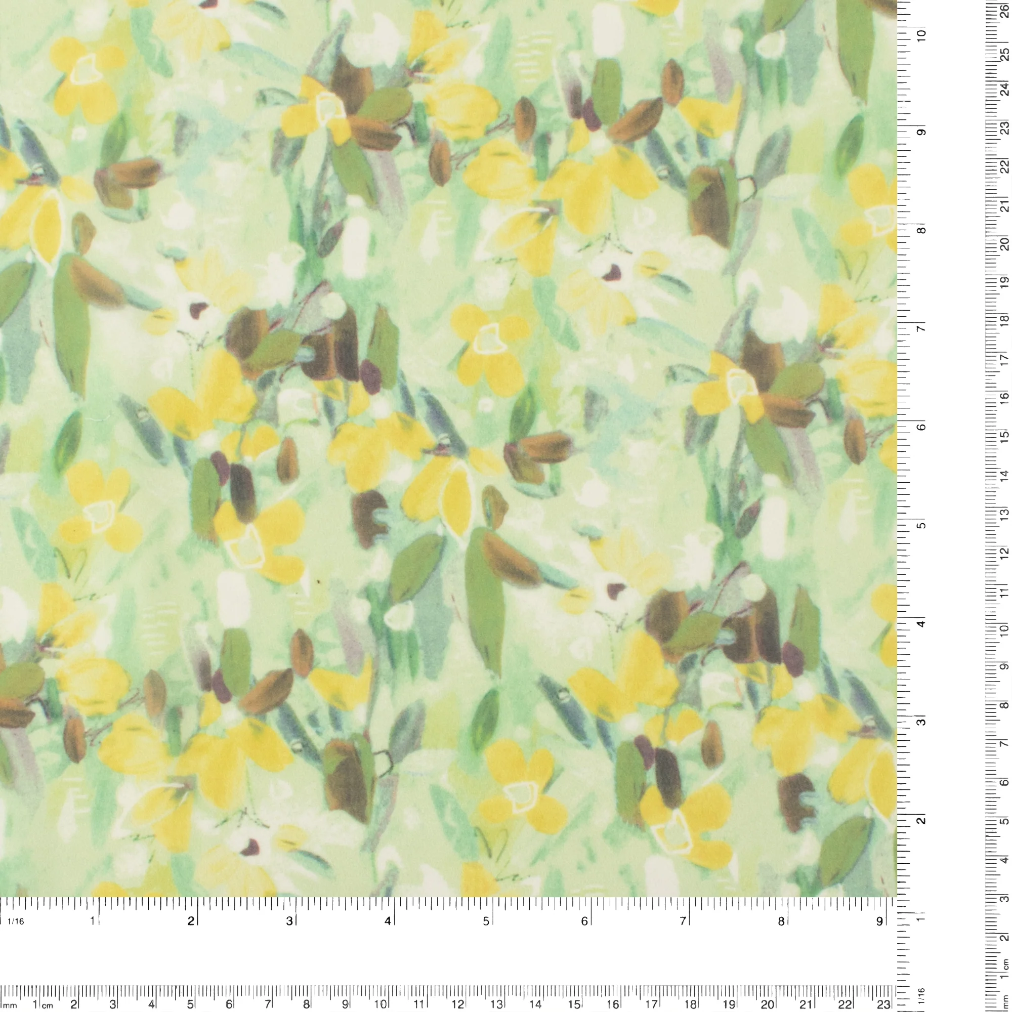Printed Chiffon - DAY DREAM - 004 - Mint - Image 3