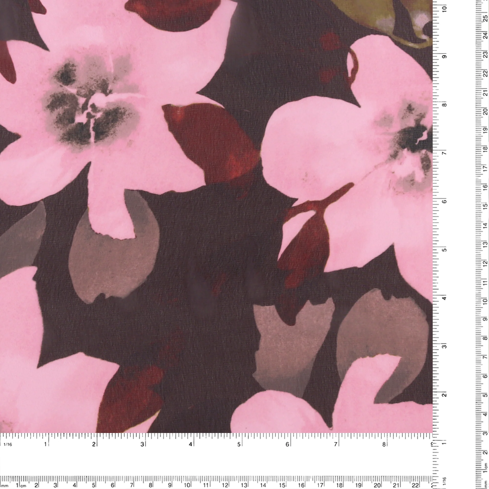 Printed Chiffon - GABRIELLA - 011 - Brown - Image 3