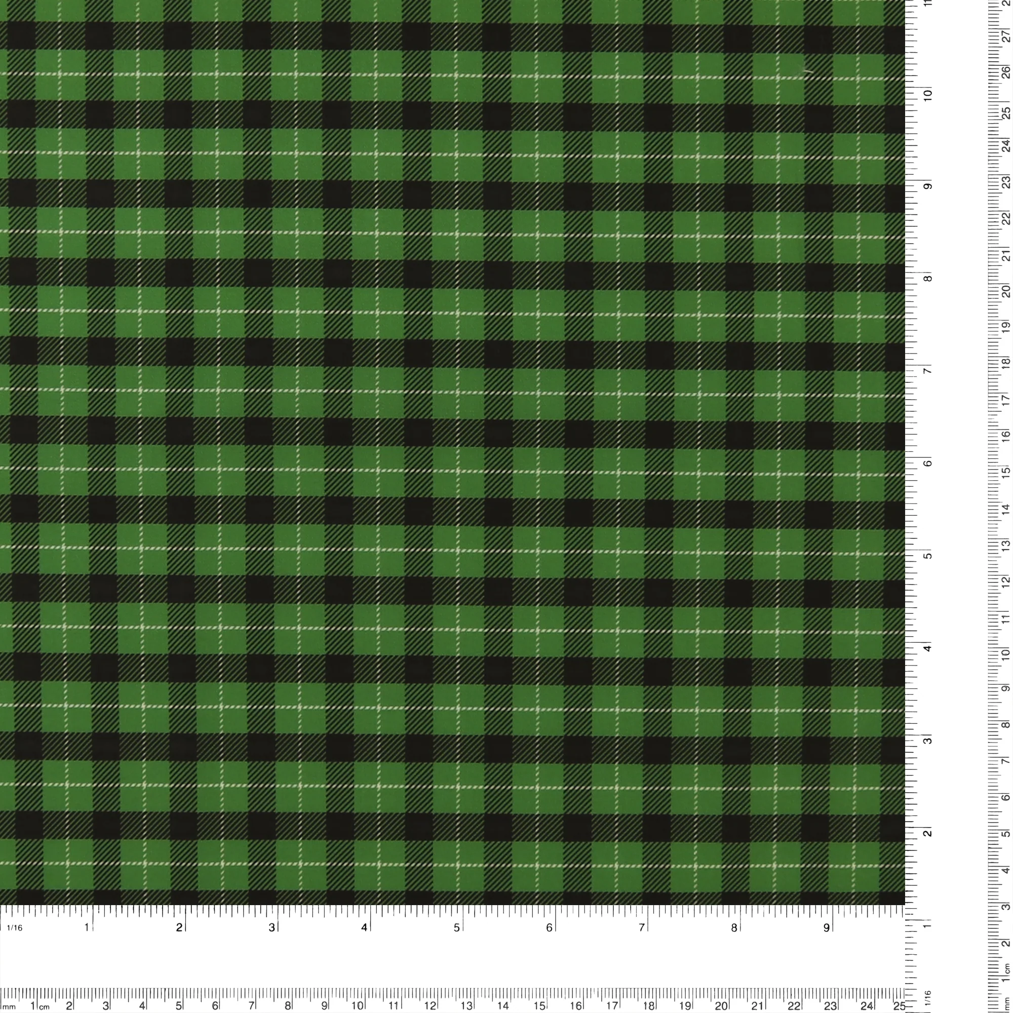 Printed Cotton - Highlands country - 007 - Green - Image 3