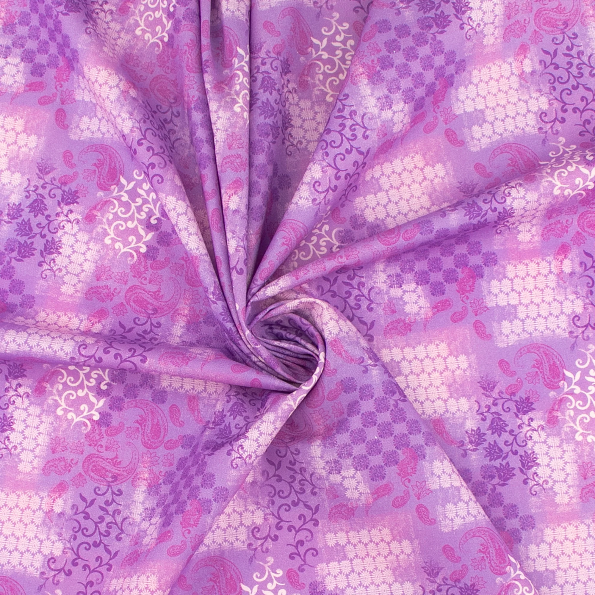 Printed Cotton - PETRA - 007 - Lilac - Image 2