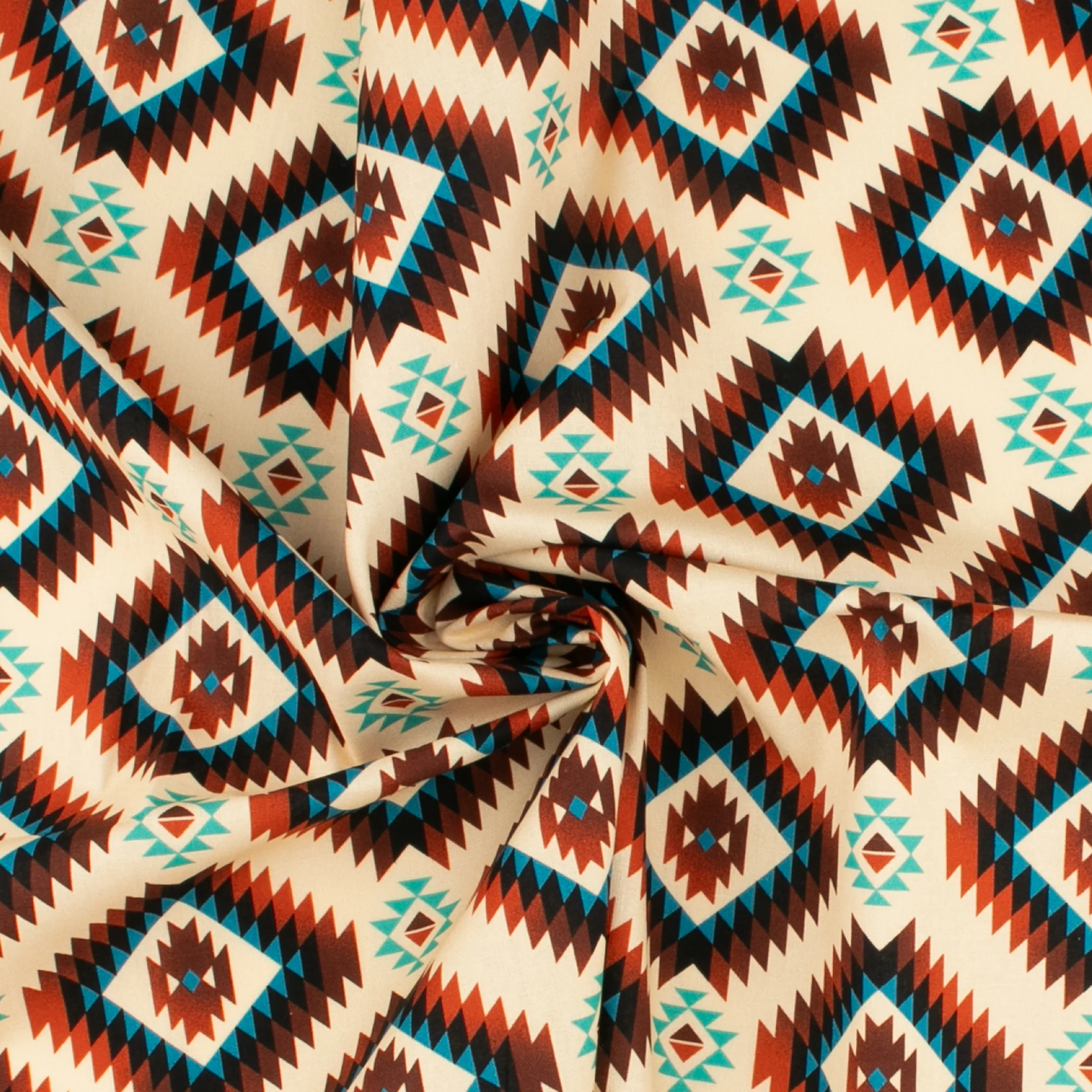 Printed Cotton - PRAIRIE CREEK - 014 - Natural - Image 2
