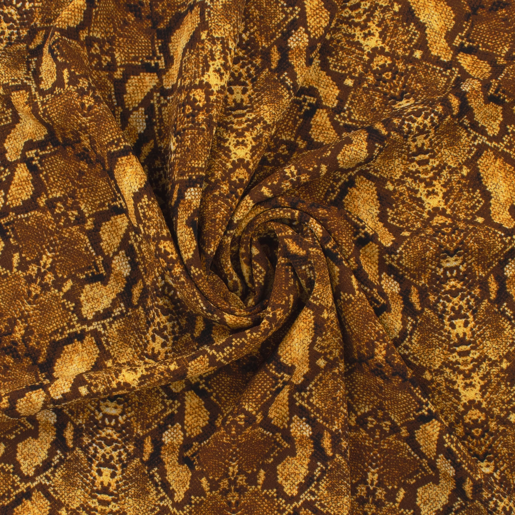 Printed Crepe - ROTTERDAM - 004 - Ochre - Image 2