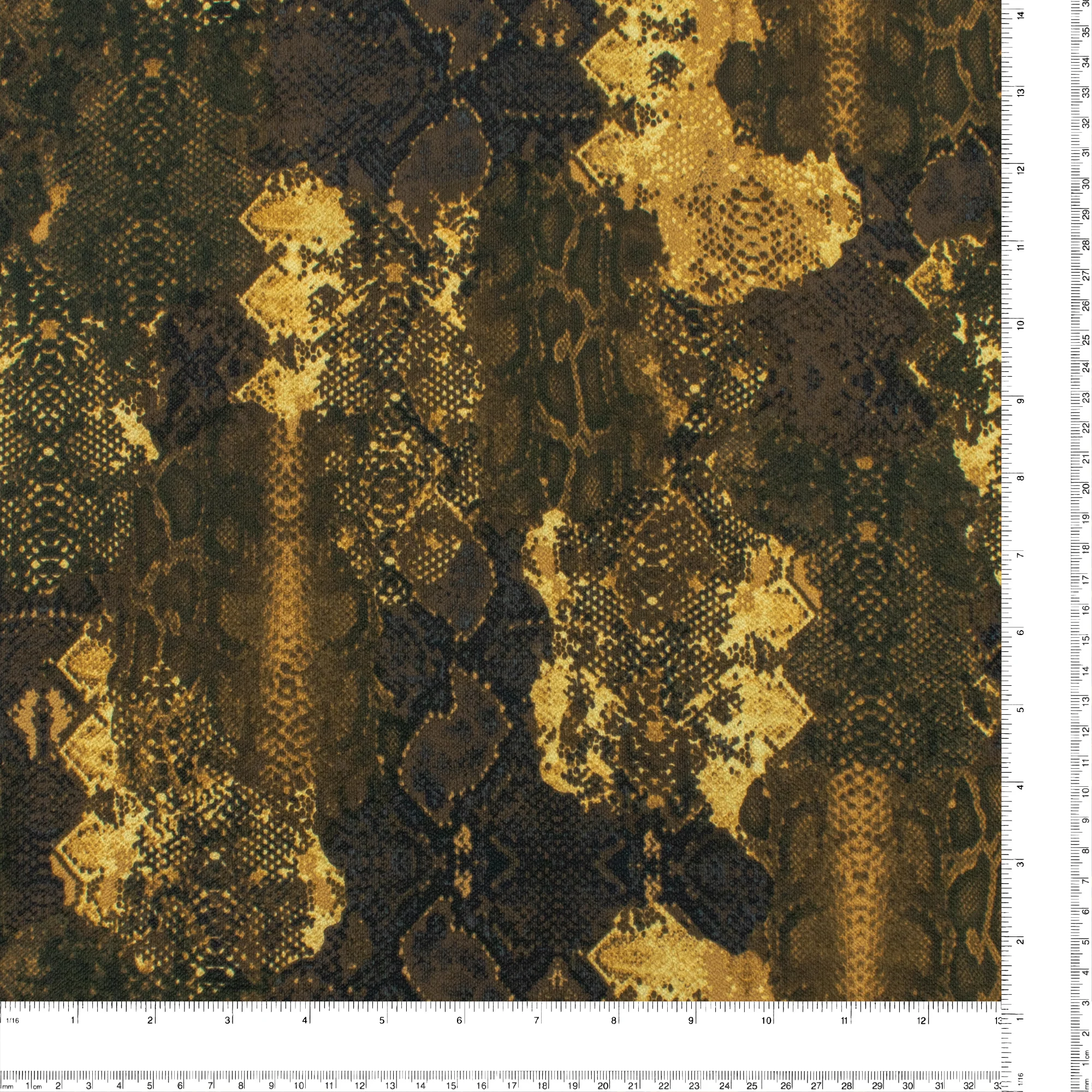 Printed Crepe - ROTTERDAM - 005 - Green - Image 3