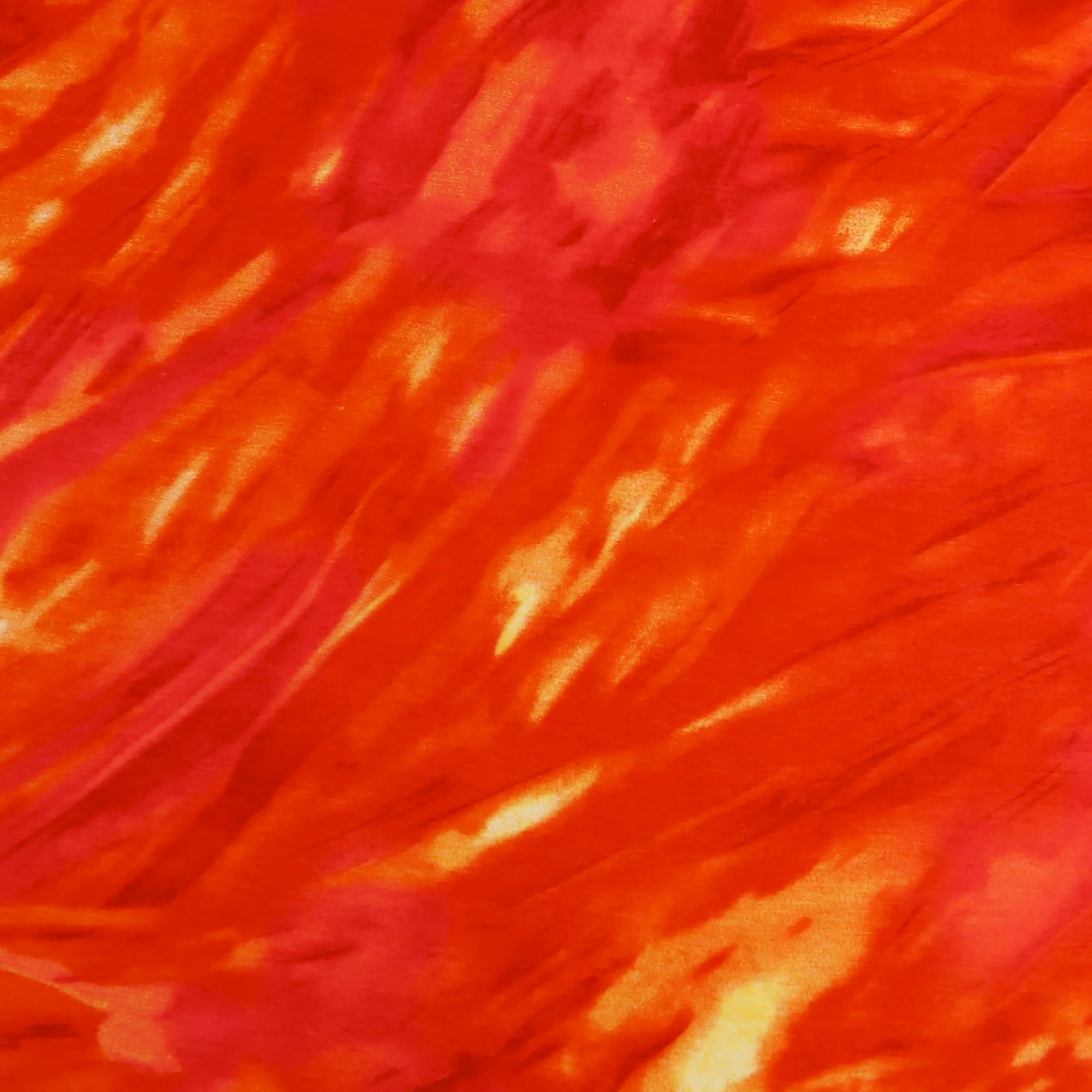 Printed Faux Silk - IMOGENE - 004 - Orange