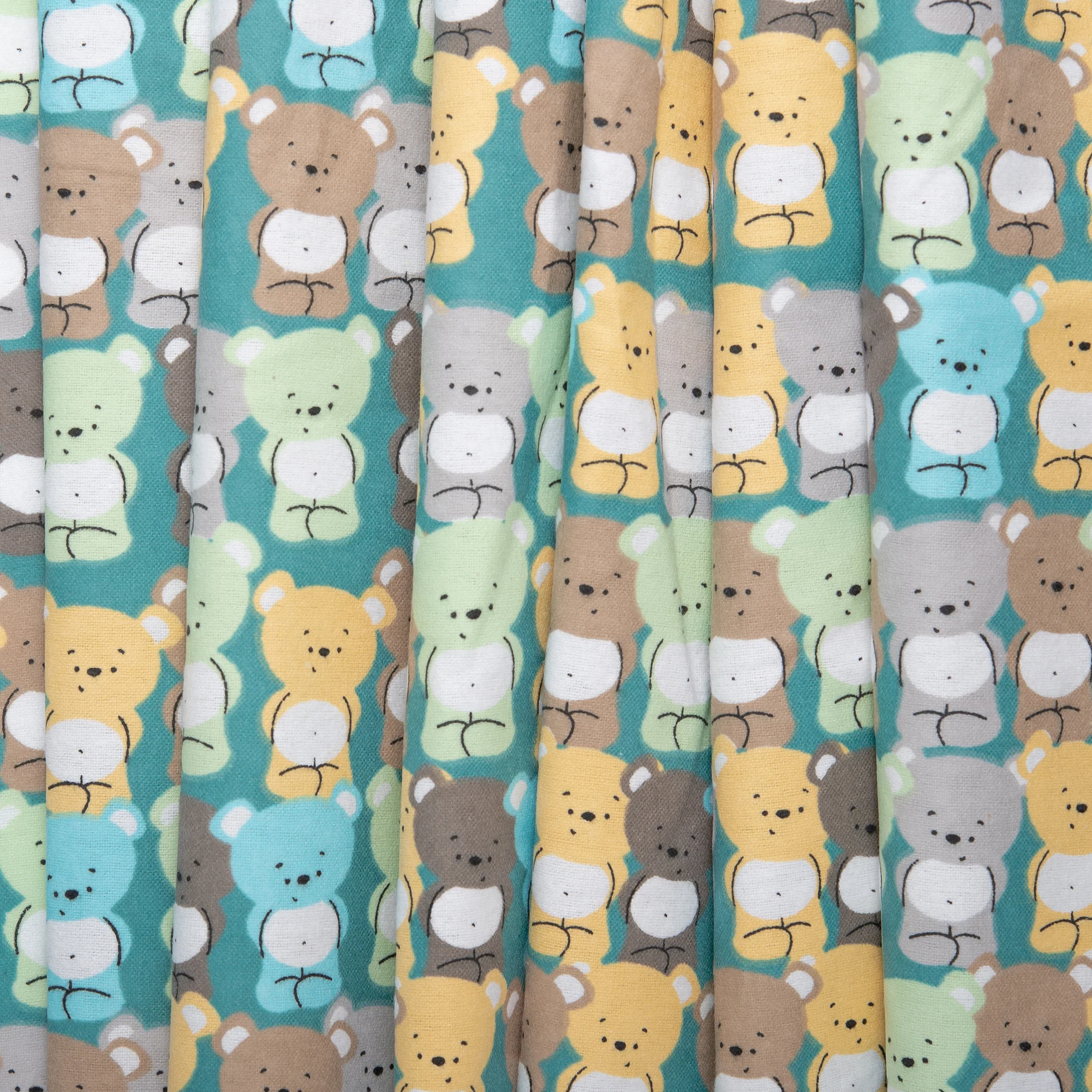 Printed Flannelette - CHARLIE - 014 - Teddy - Image 4