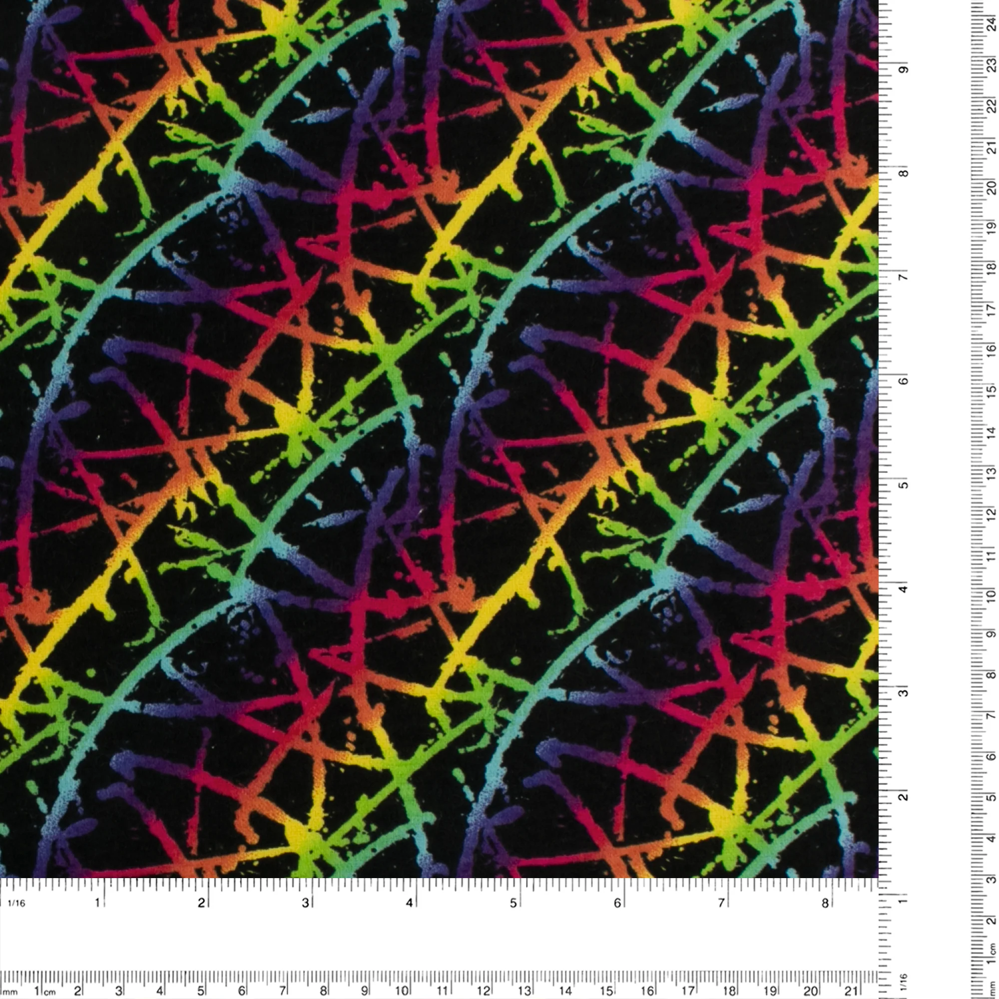 Printed Flannelette - CHARLIE - 148 - Black - Image 3