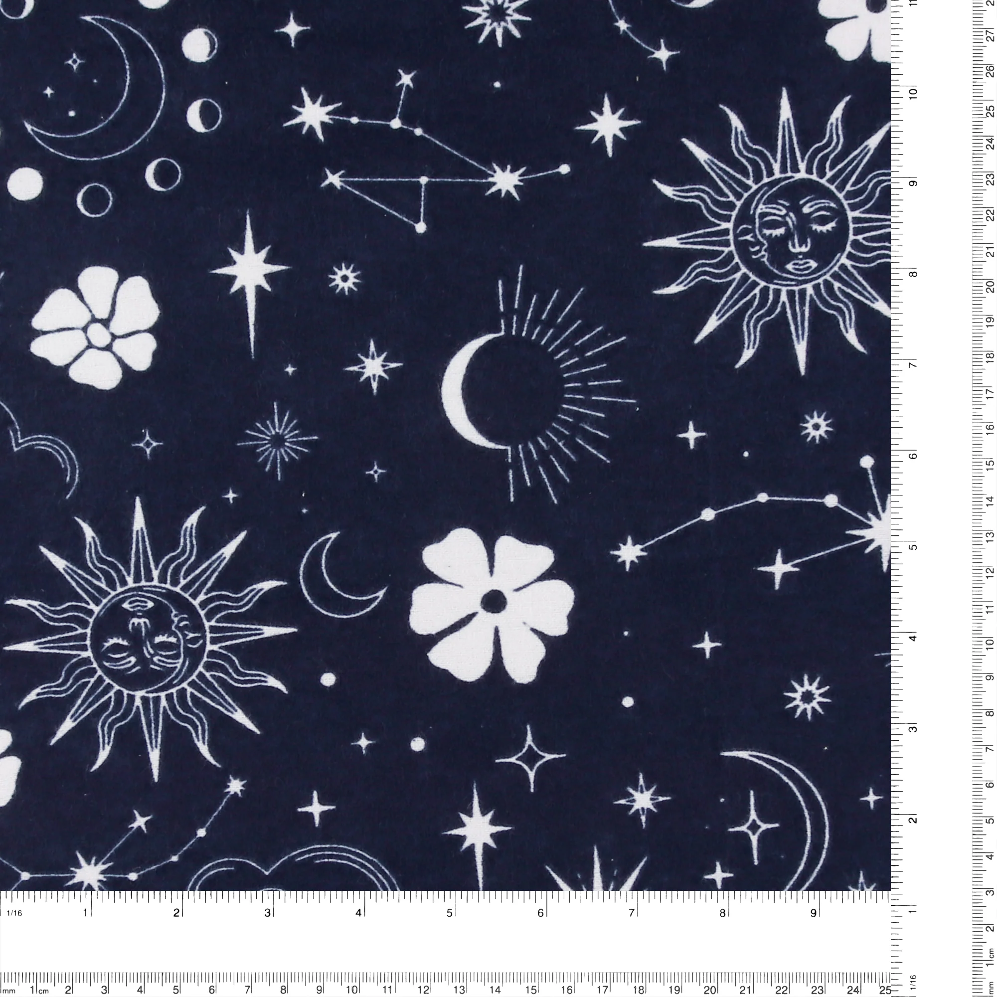 Printed Flannelette - CHELSEA - 012 - Dark Blue - Image 3